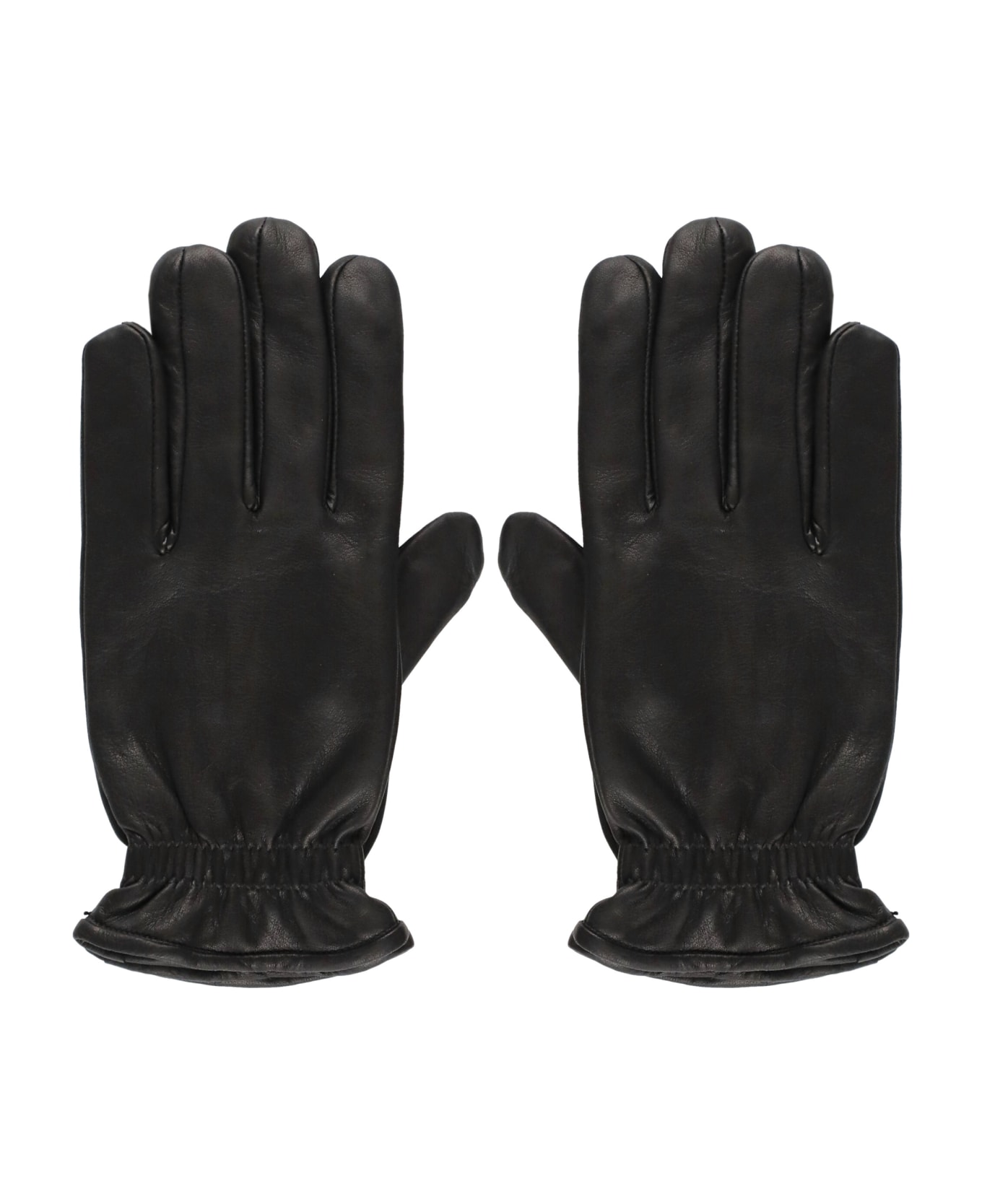 Orciani Drummed Gloves - Black