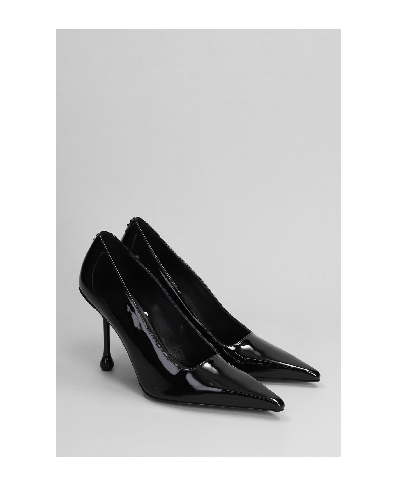 Jimmy Choo Ixia 95 Pumps In Black Patent Leather - black