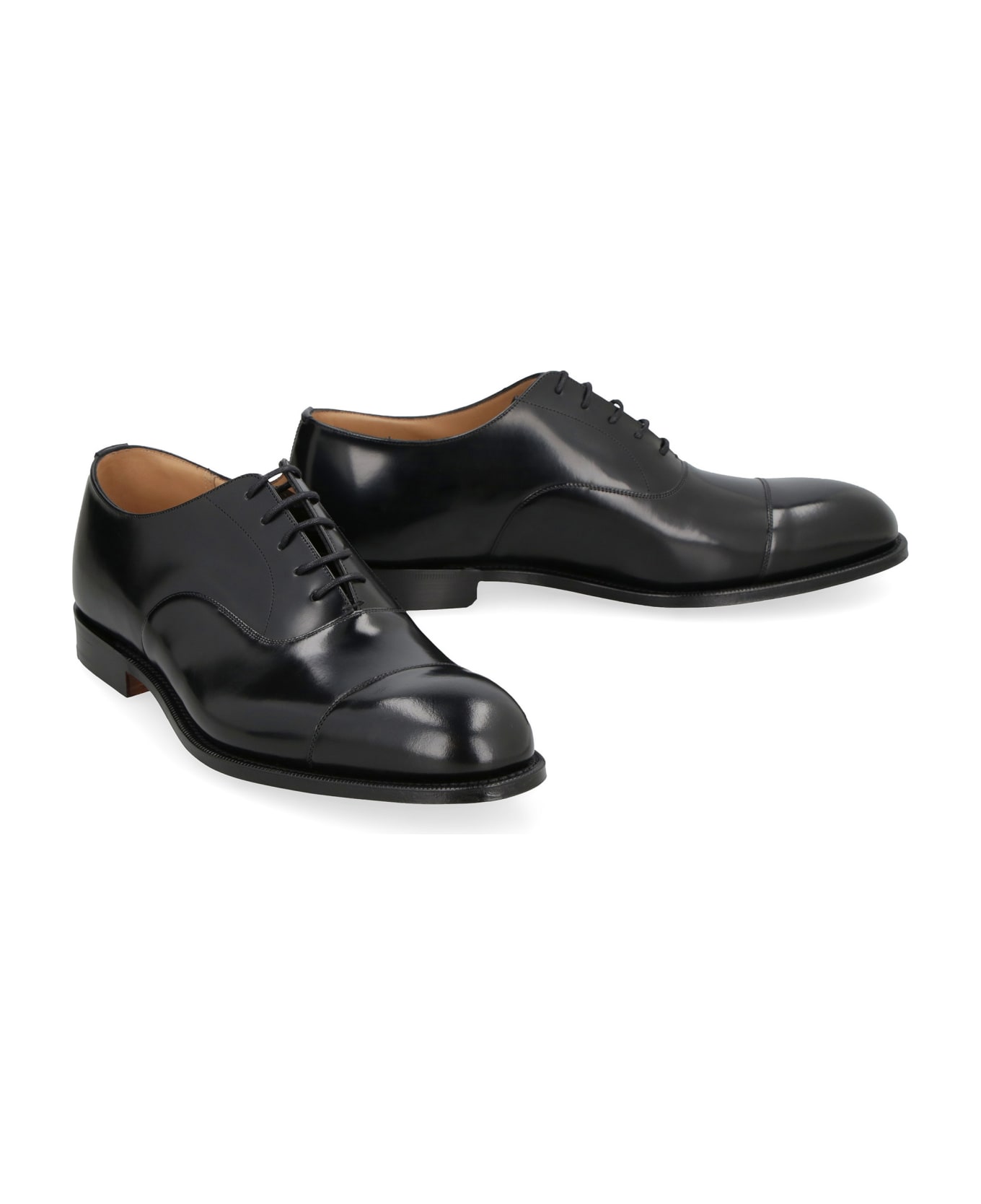 Church's Polishbinde Leather Lace-up Shoes - black ローファー＆デッキシューズ