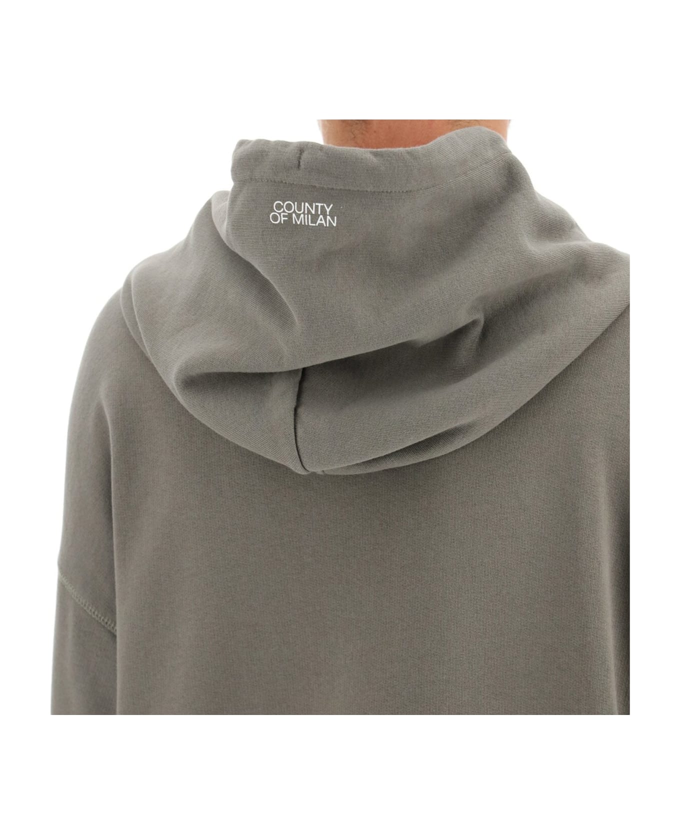 Marcelo Burlon Oversize Hooded Sweatshirt - Green フリース