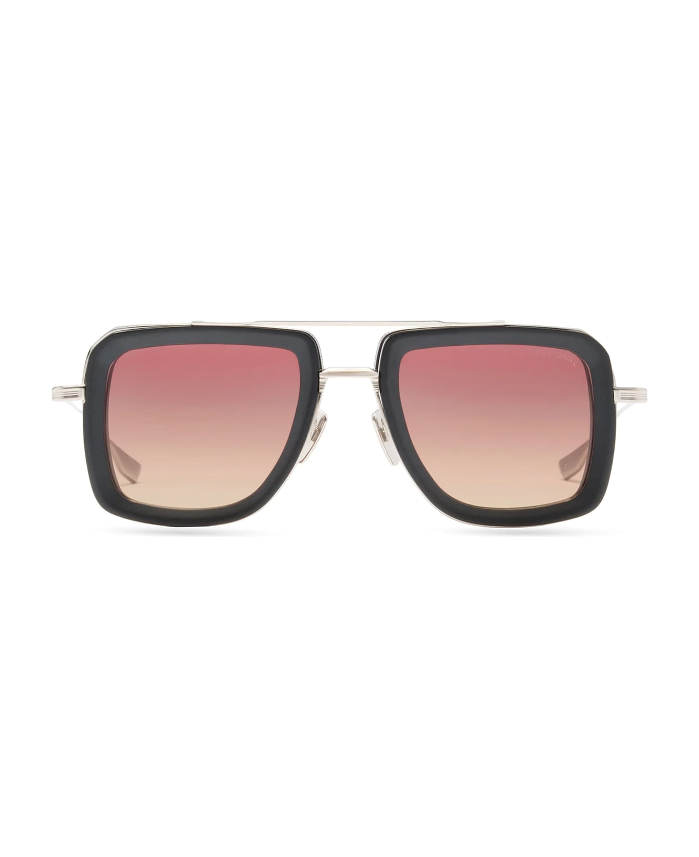 Dita Dubsignal - Raw Titanium / Matte Black Sunglasses - black/silver