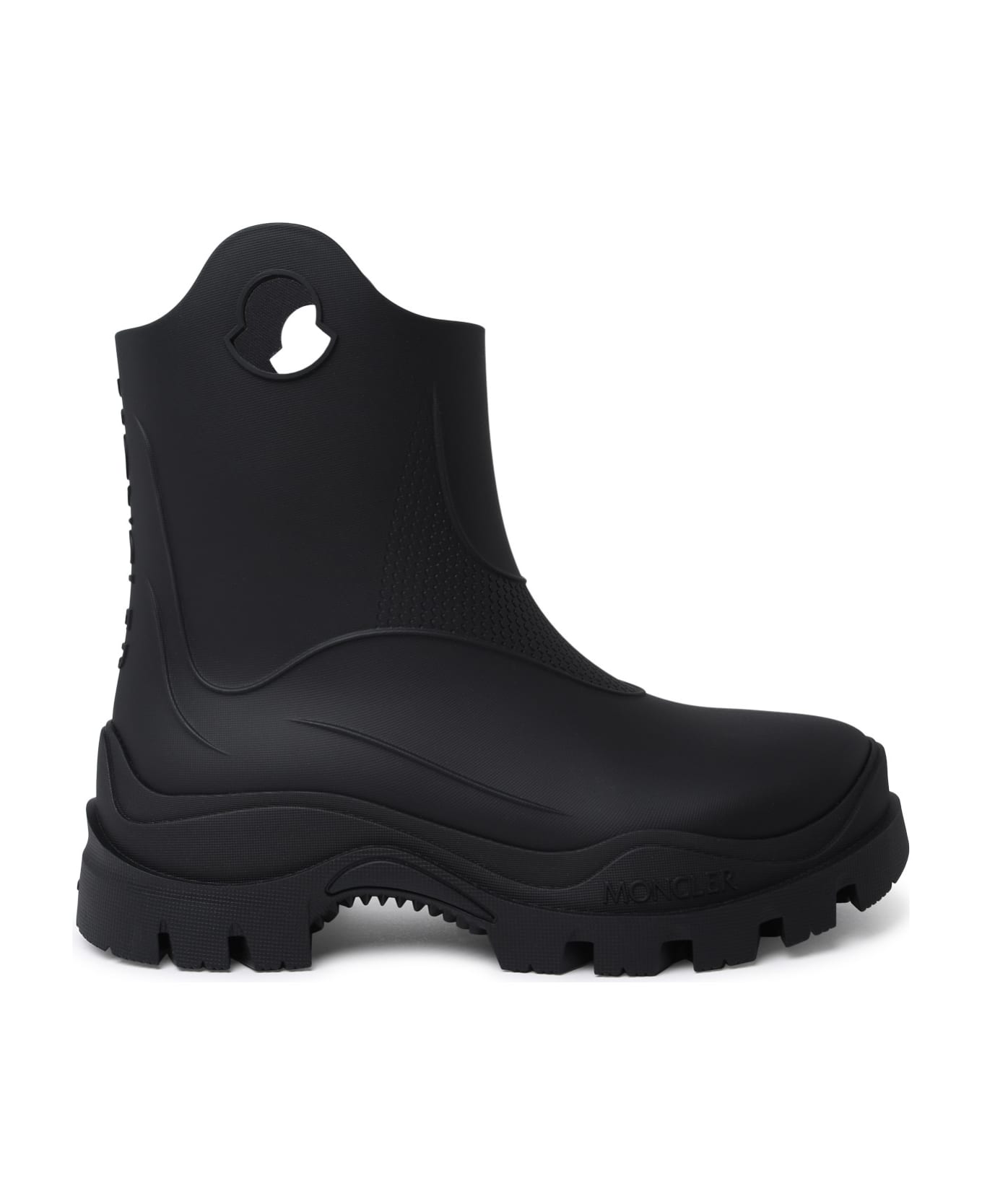 Moncler 'misty' Black Pvc Rain Boots - black ブーツ