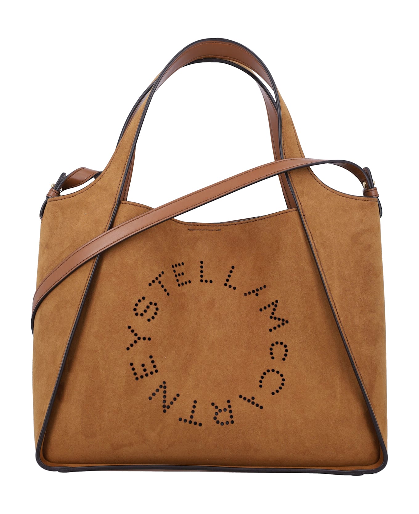 Stella McCartney Logo Tote Bag - BRANDY