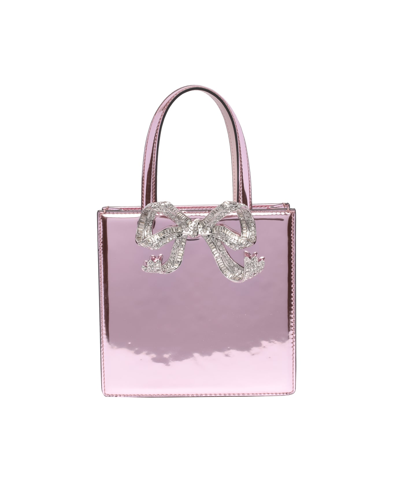 self-portrait Mini Tote Bow Bag - Pink