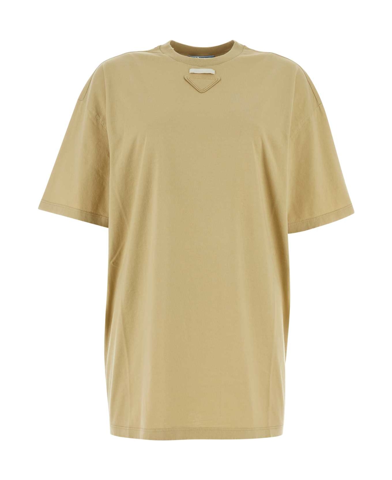 Prada Cappuccino Jersey T-shirt - CORDA