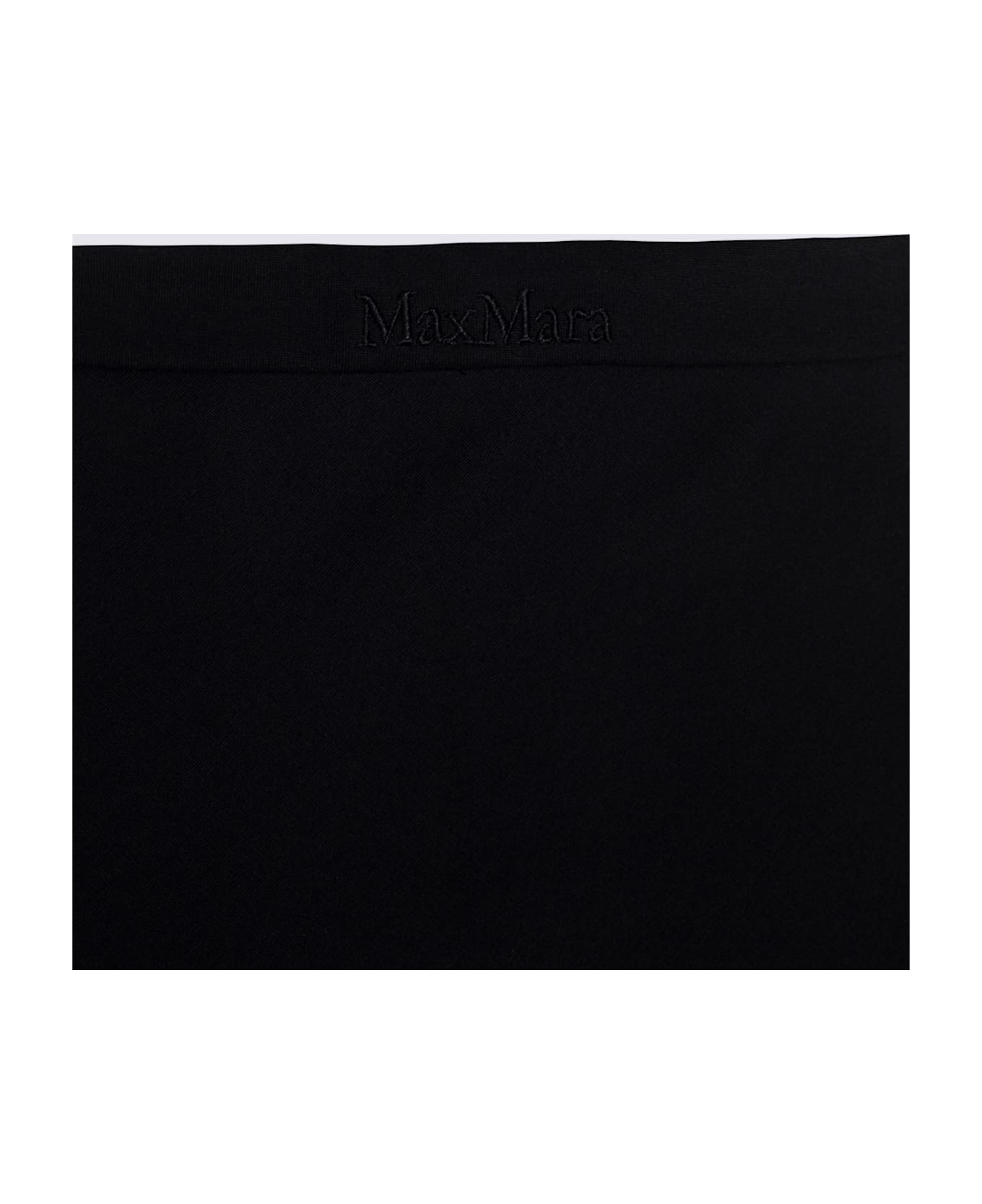 Max Mara Black Cotton Skirt - Black スカート
