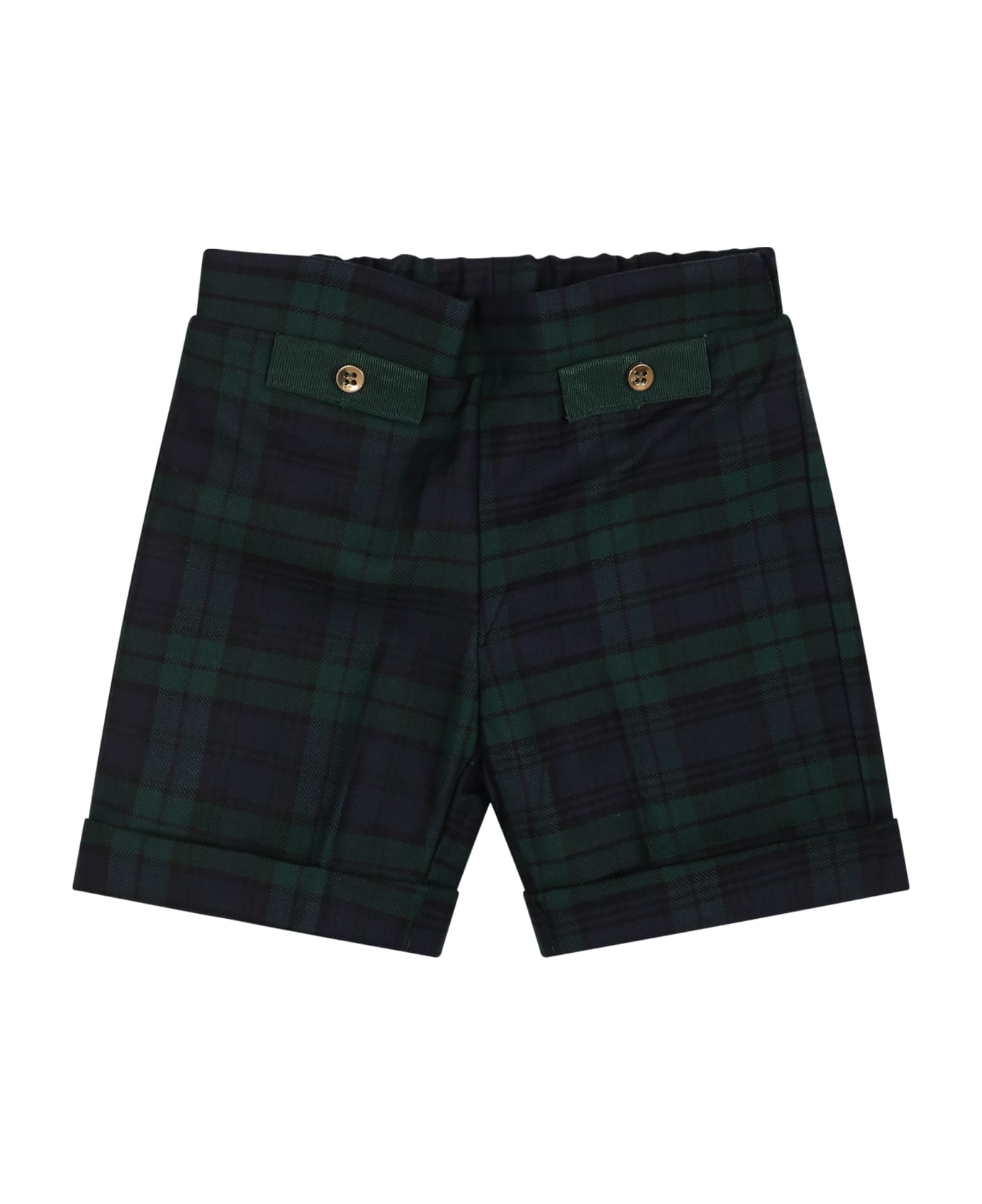 La stupenderia Green Shorts For Baby Boy - Green ボトムス