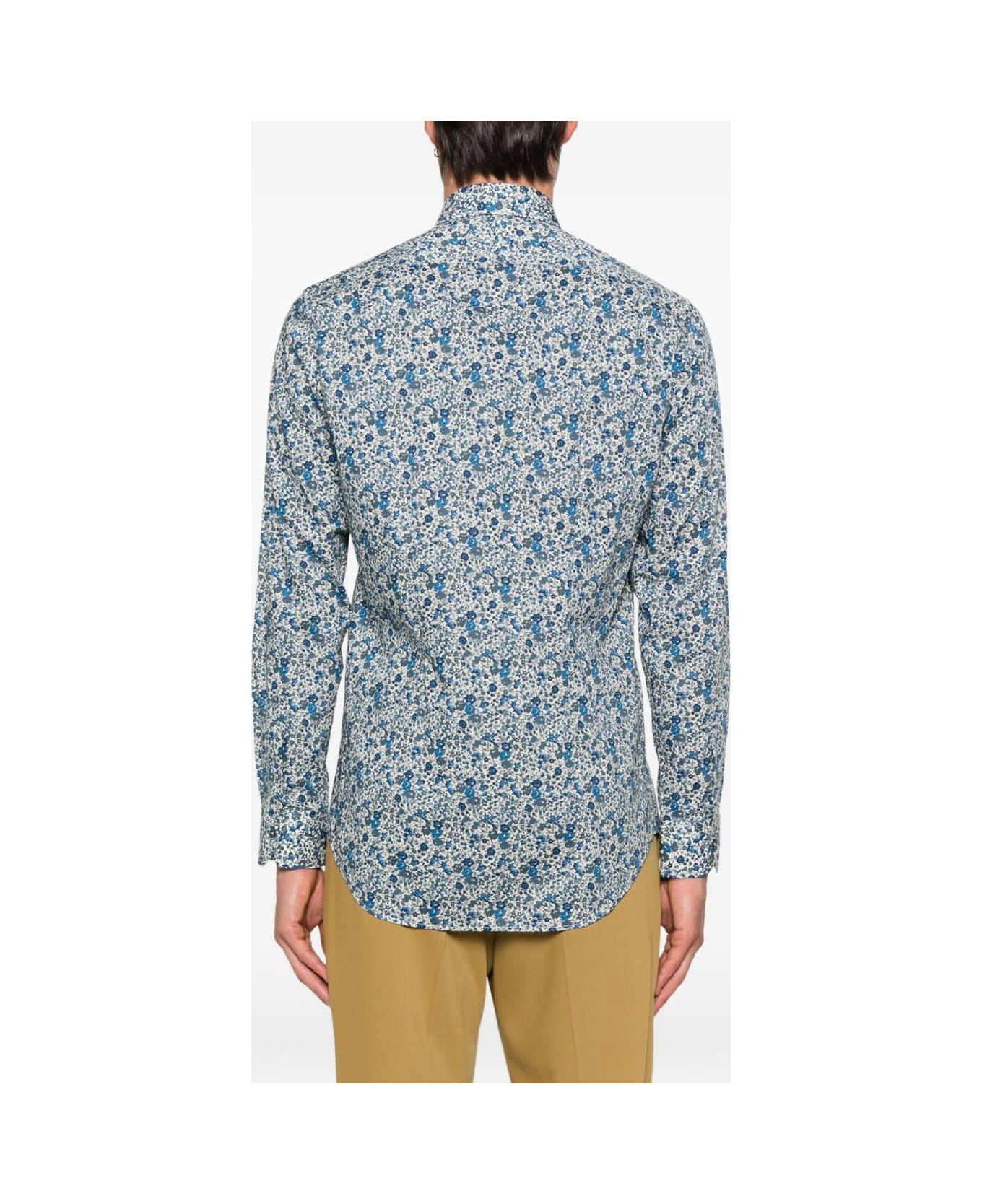 Paul Smith Printed Shirt - Clear Blue