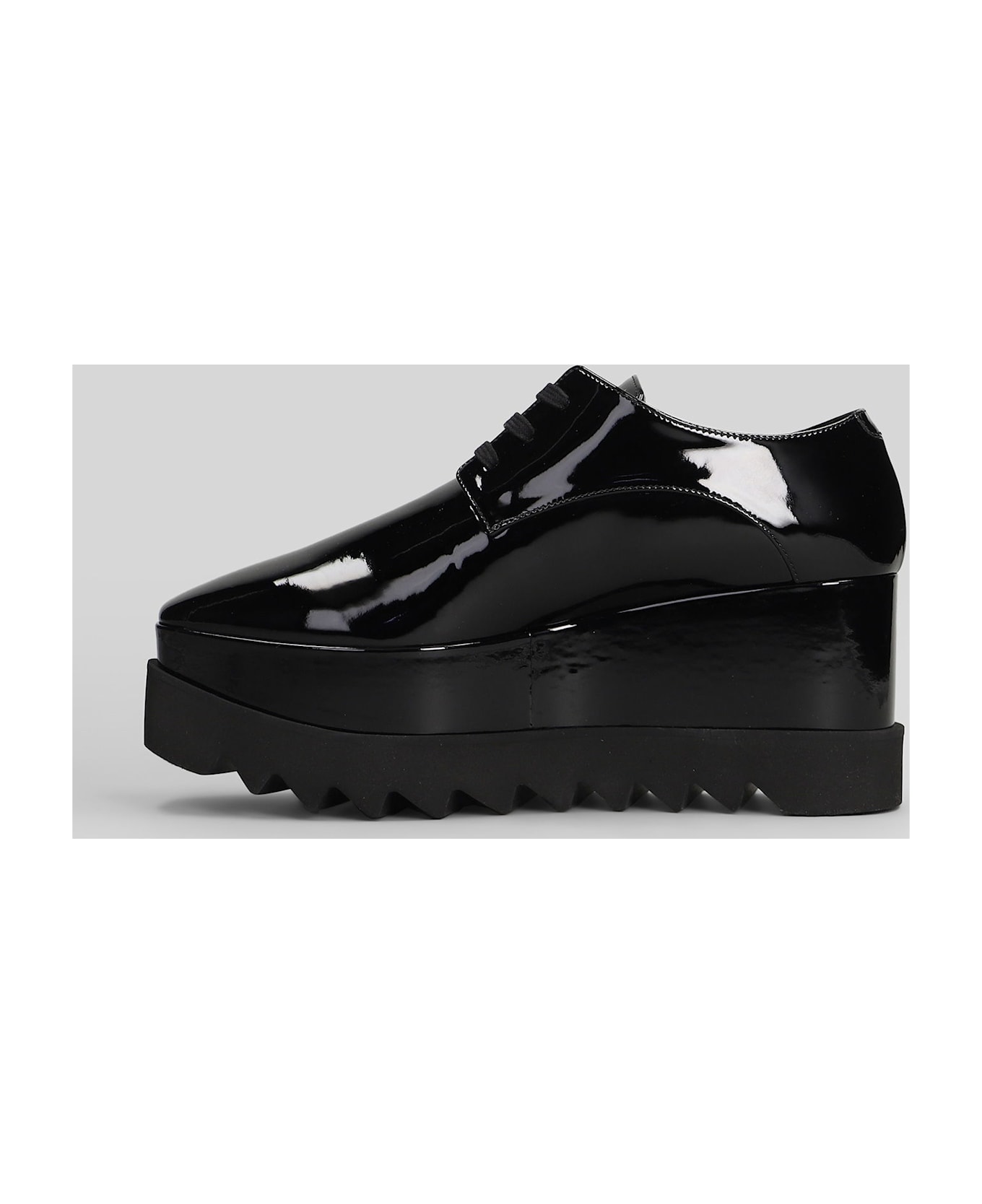 Stella McCartney Elyse Sneakers In Black Polyuretan - black
