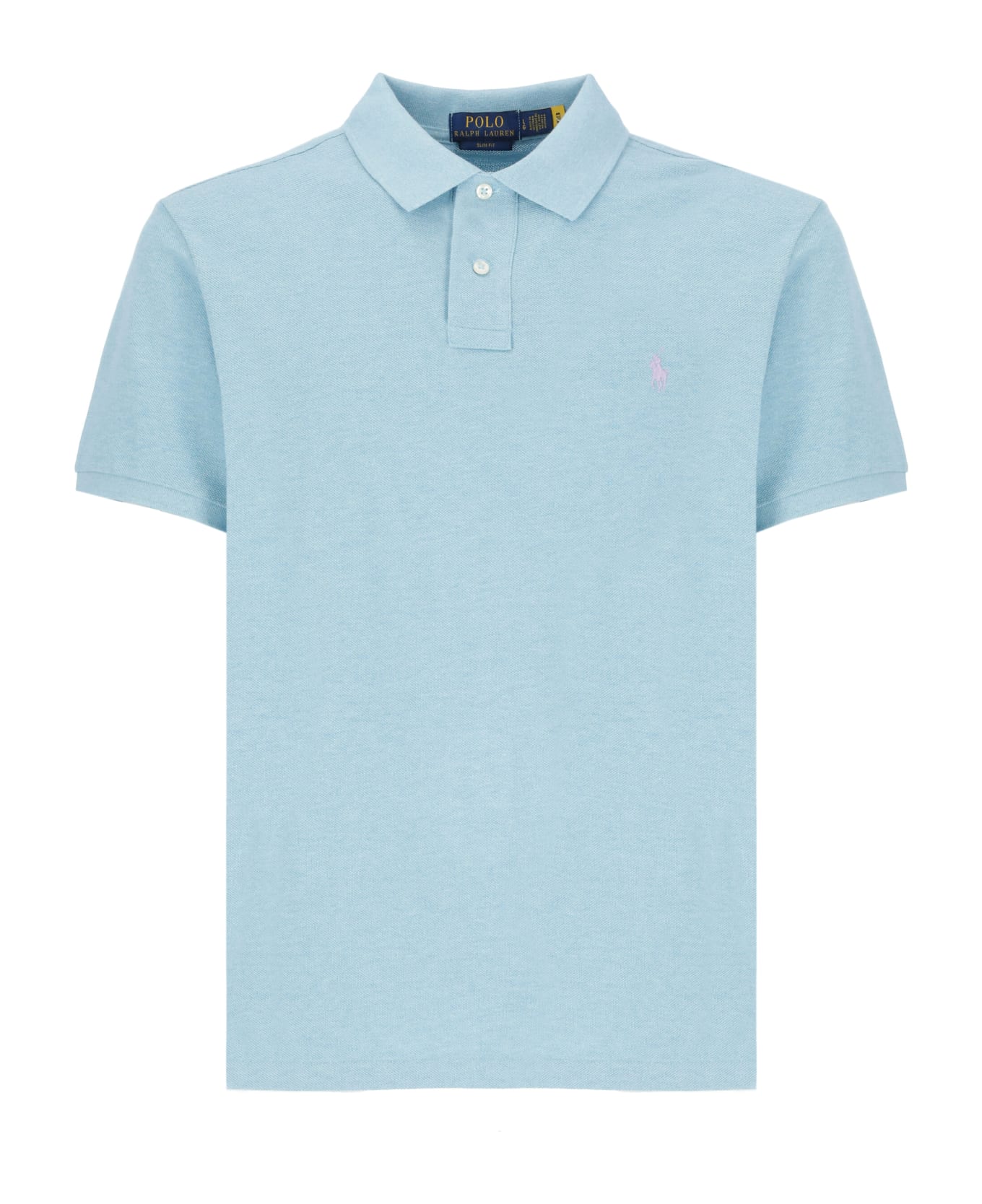Ralph Lauren Polo Shirt With Pony - Light Blue ポロシャツ