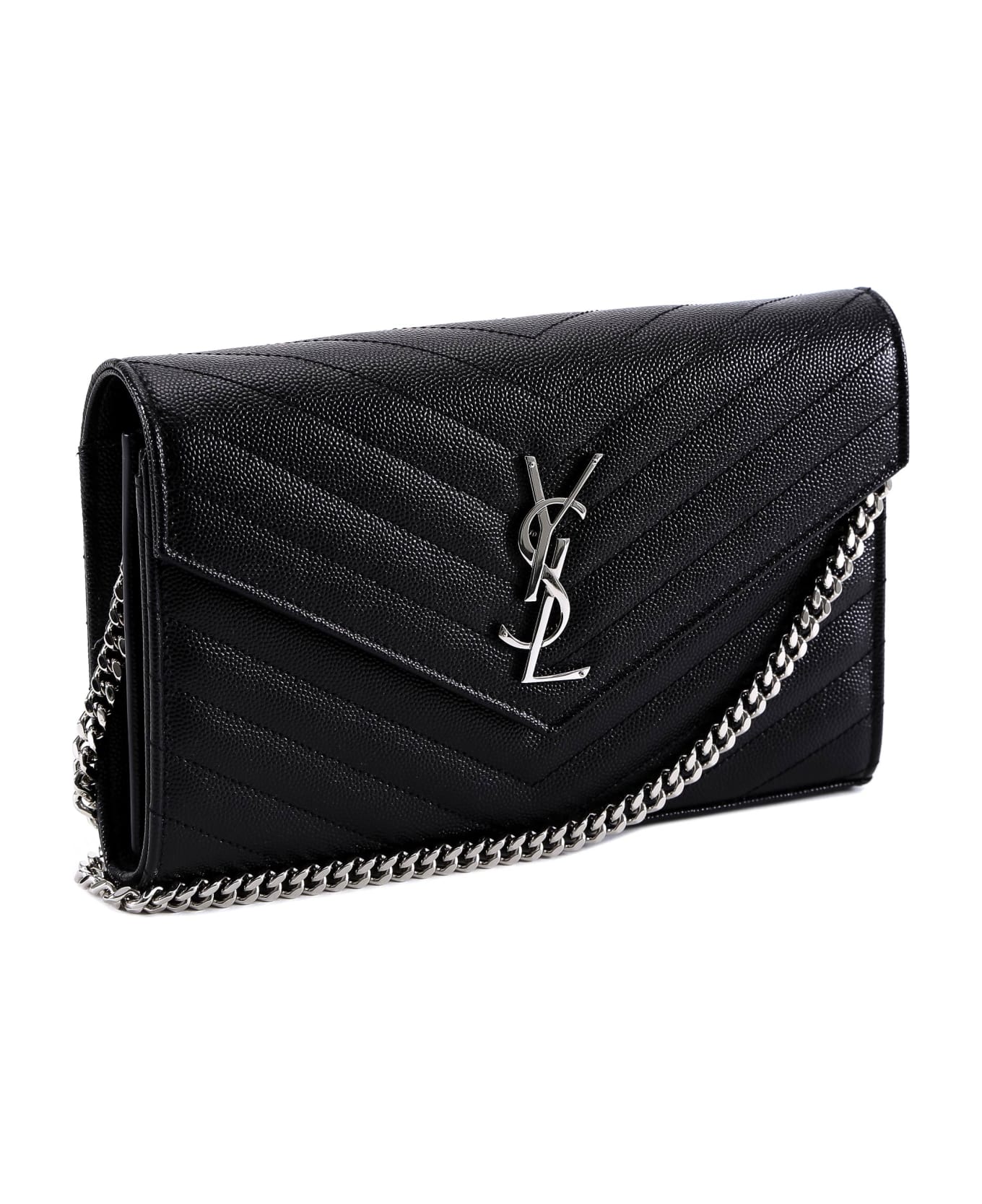 Saint Laurent Cassandra Shoulder Bag - Nero