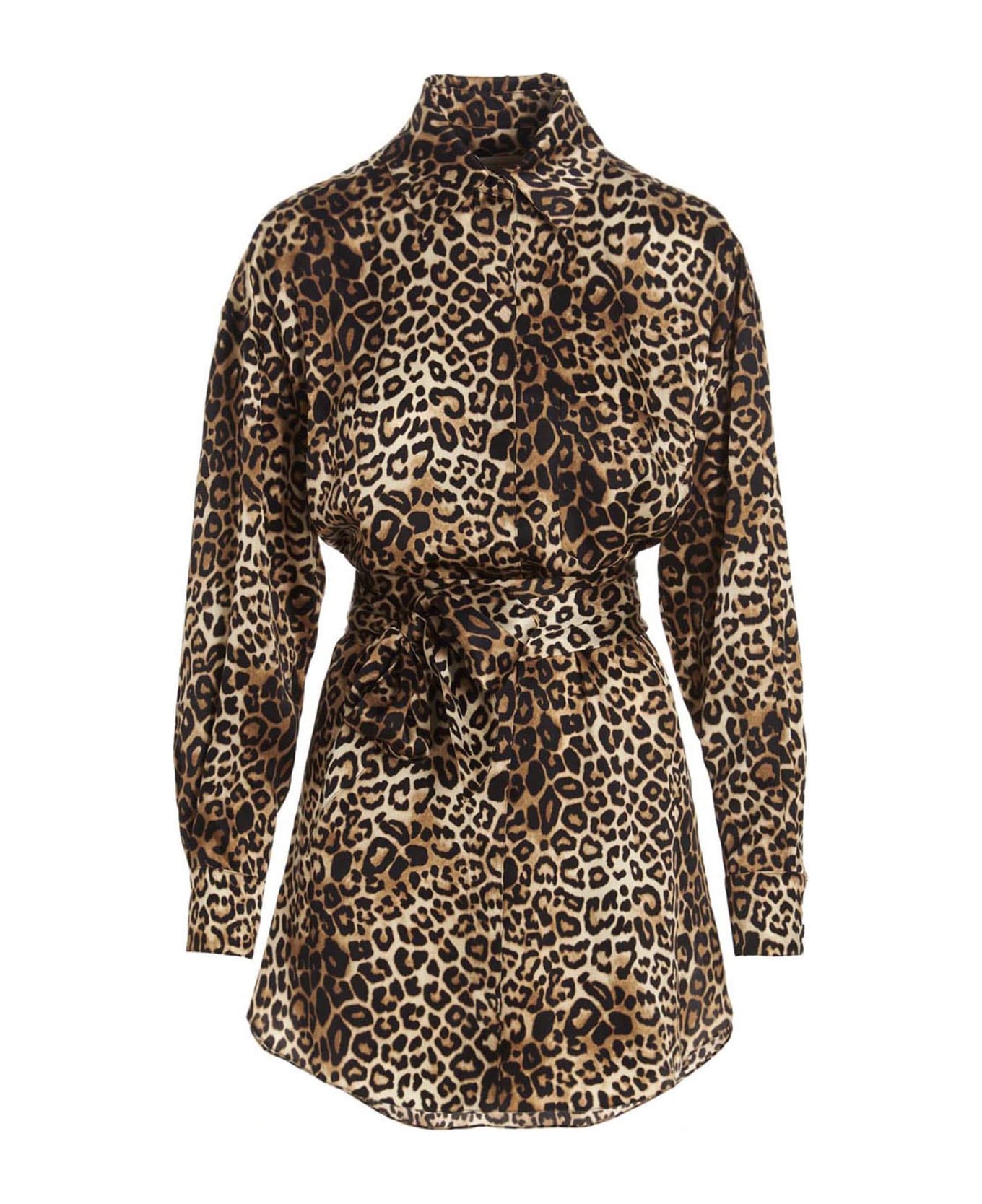 Alexandre Vauthier 'leopard' Shirt Dress - Multicolor