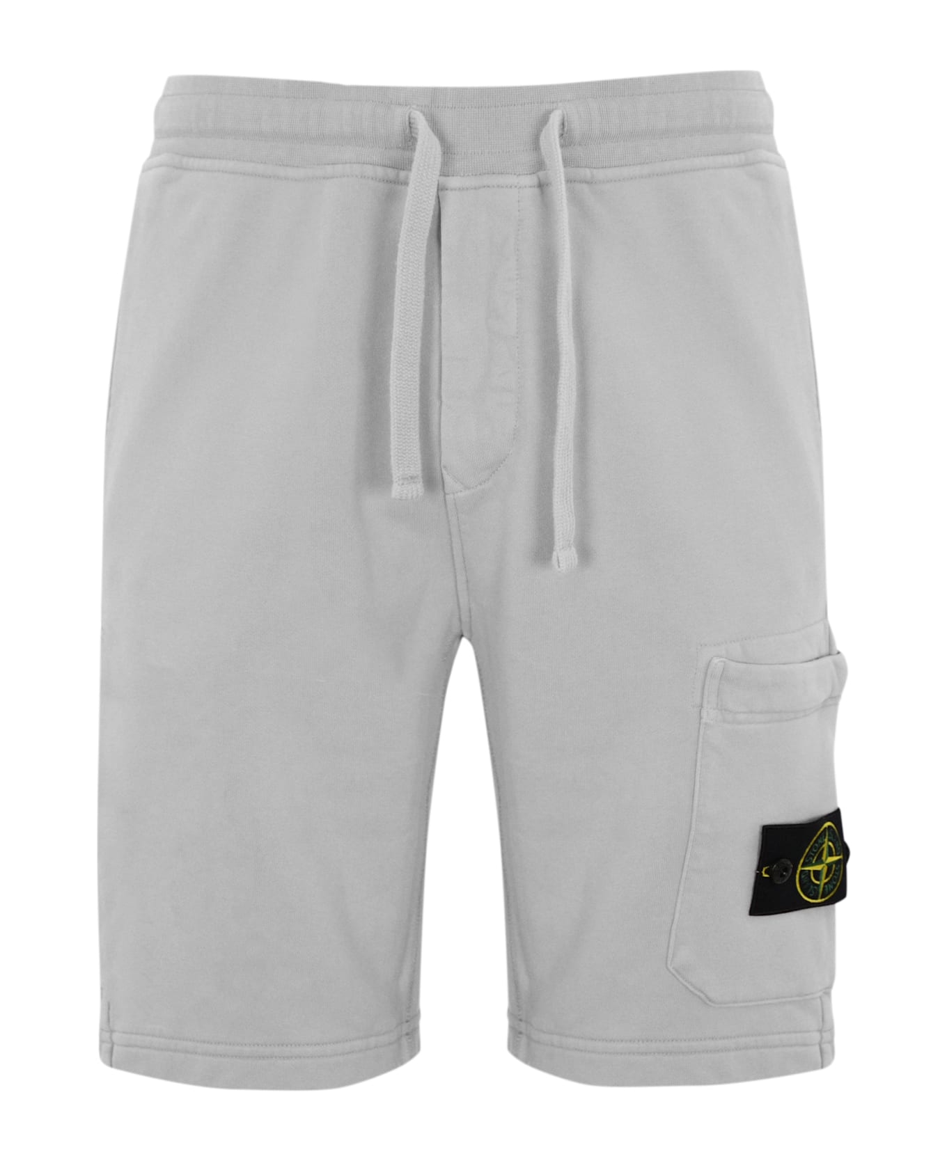 Stone Island Bermuda Shorts 6200012 In Cotton - Grigio
