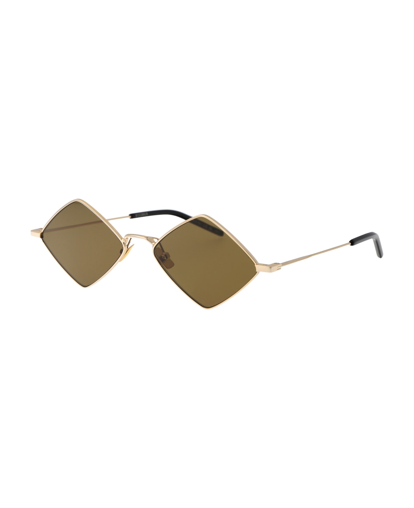 Saint Laurent Eyewear Sl 302 Lisa Sunglasses - 011 GOLD GOLD BROWN