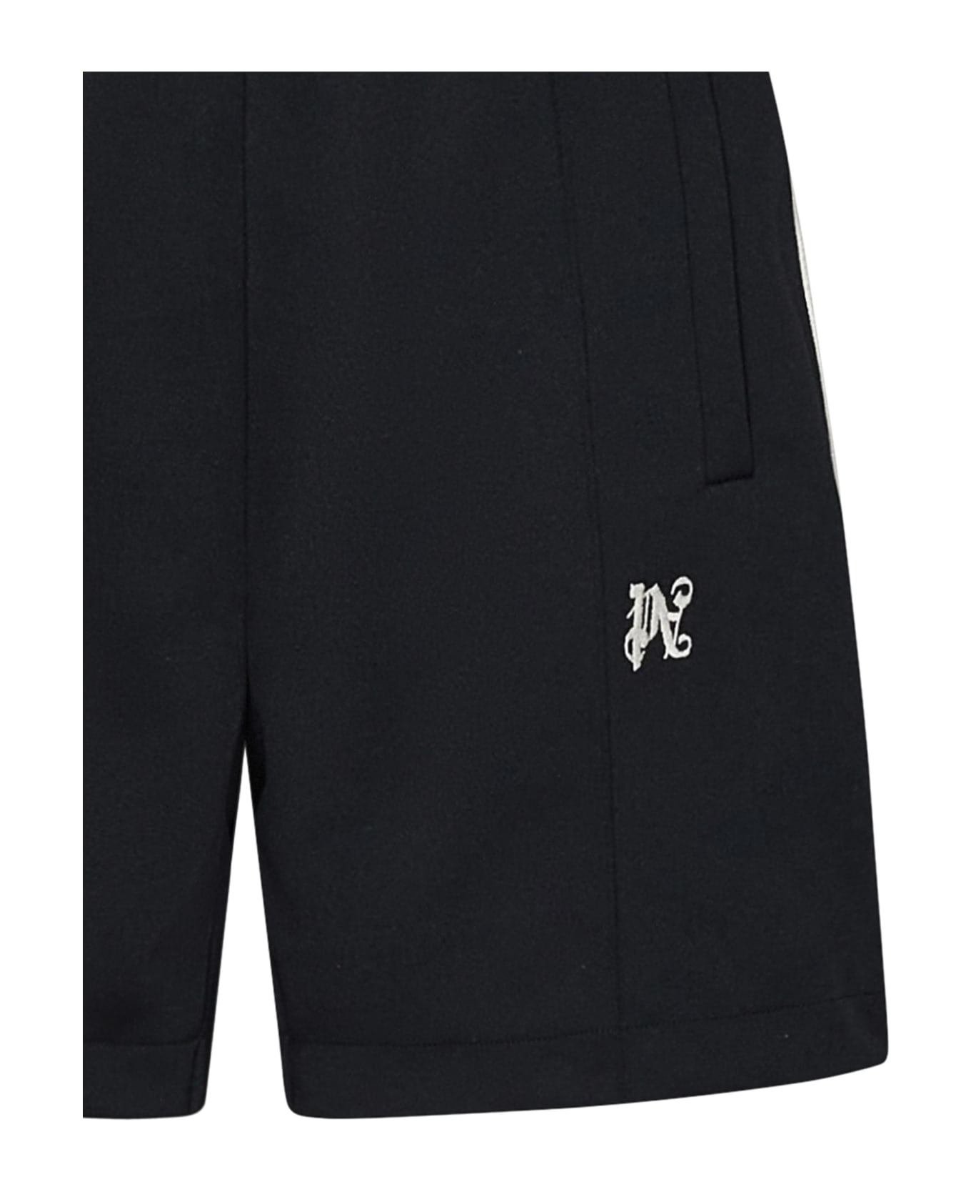 Palm Angels Monogram Shorts - Black