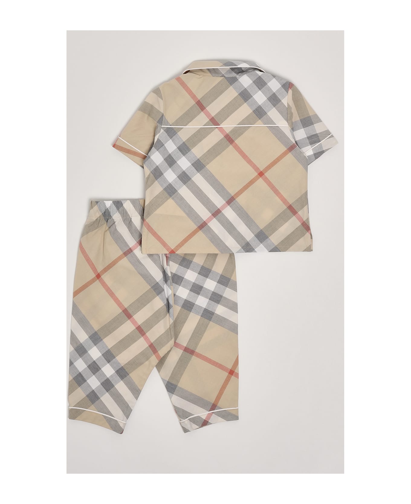 Burberry Carey Chk Set Suit - CHECK BEIGE
