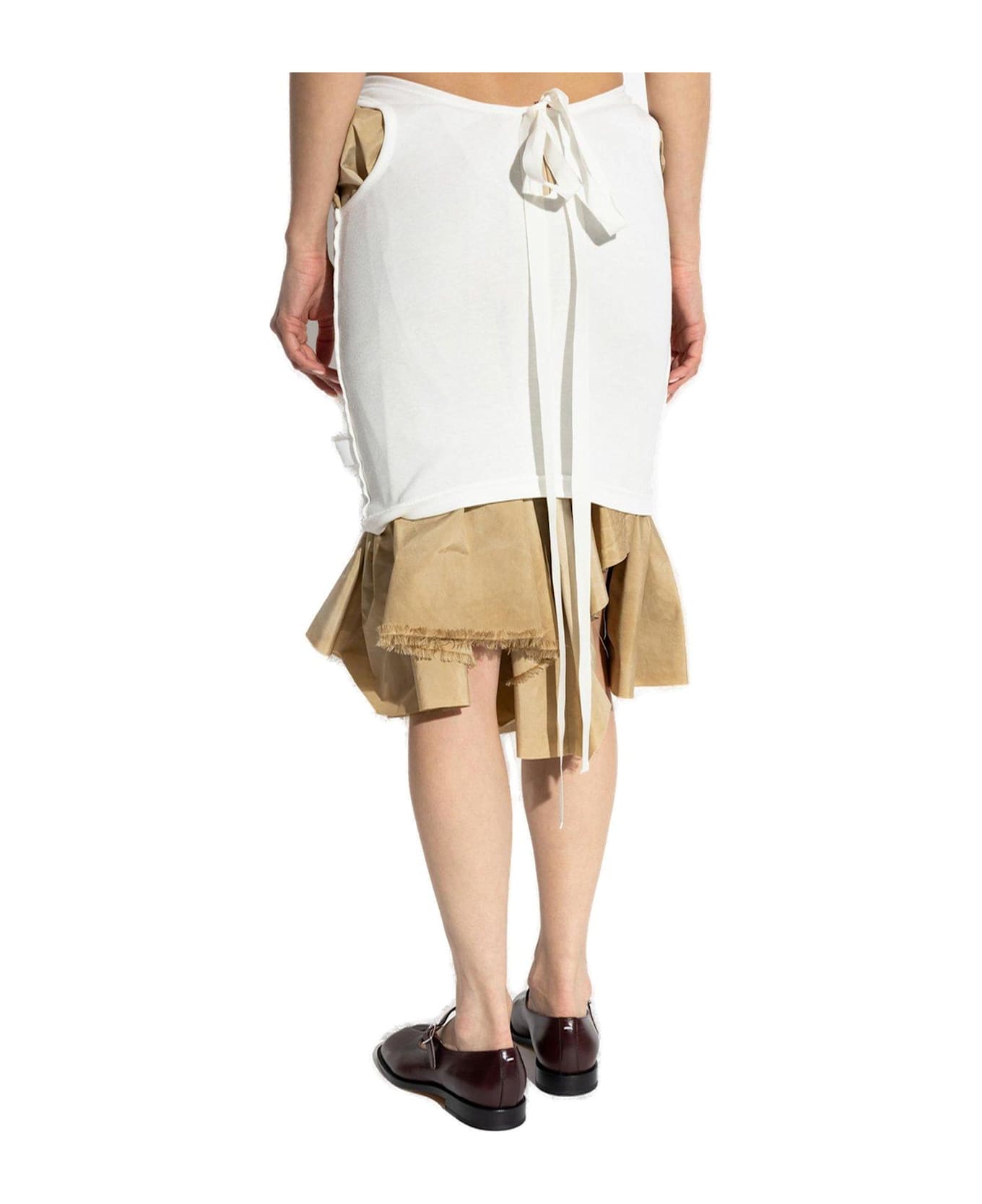Layered High-waisted Skirt - Thumbnail 4