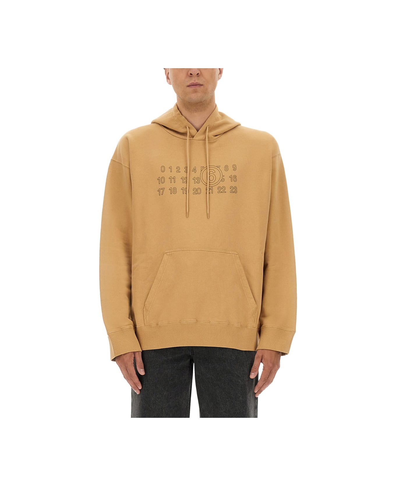MM6 Maison Margiela Hoodie - BEIGE