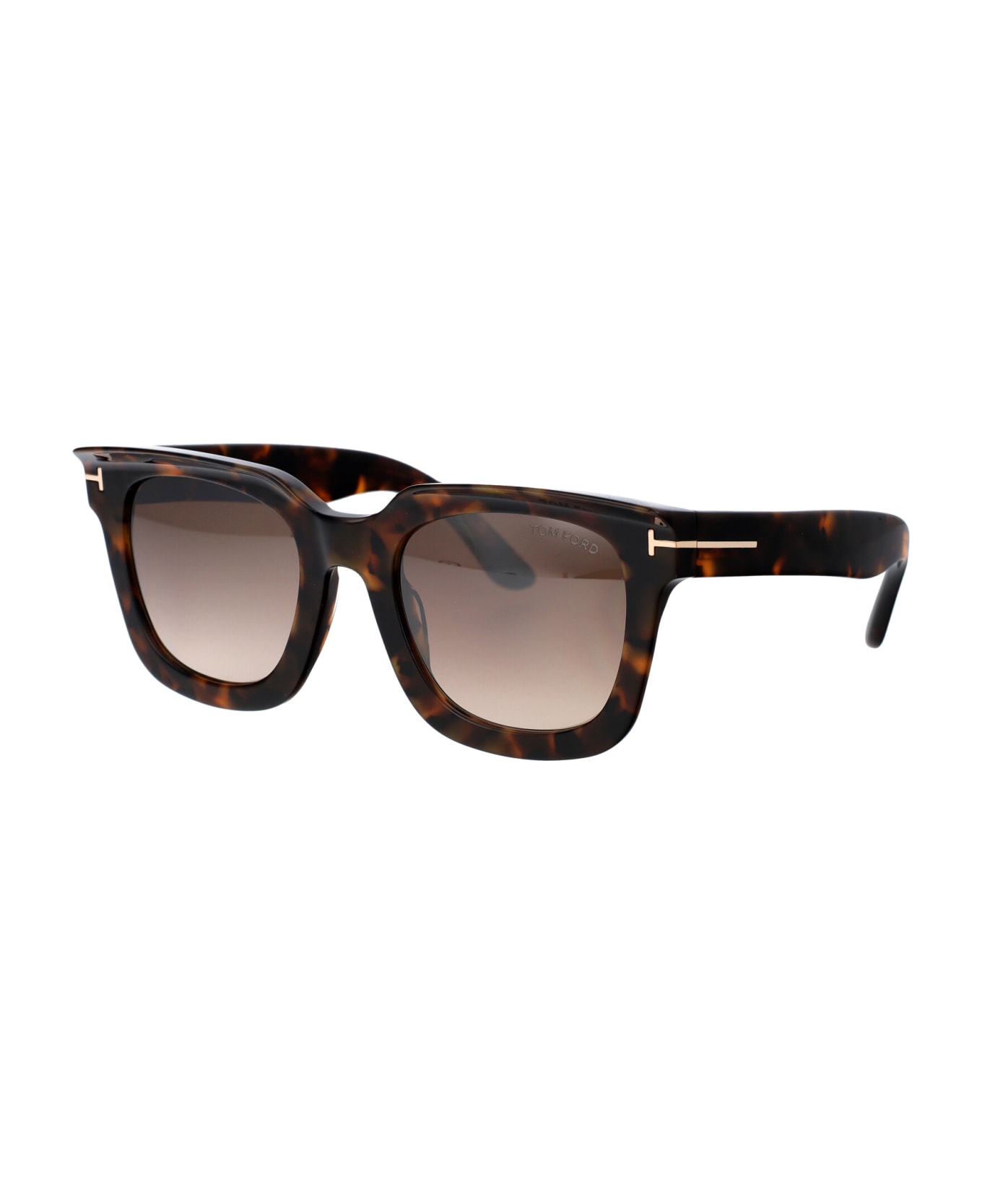 Tom Ford Eyewear Leigh-02 Sunglasses - 52G Avana Scura  / Marrone Specchiato サングラス