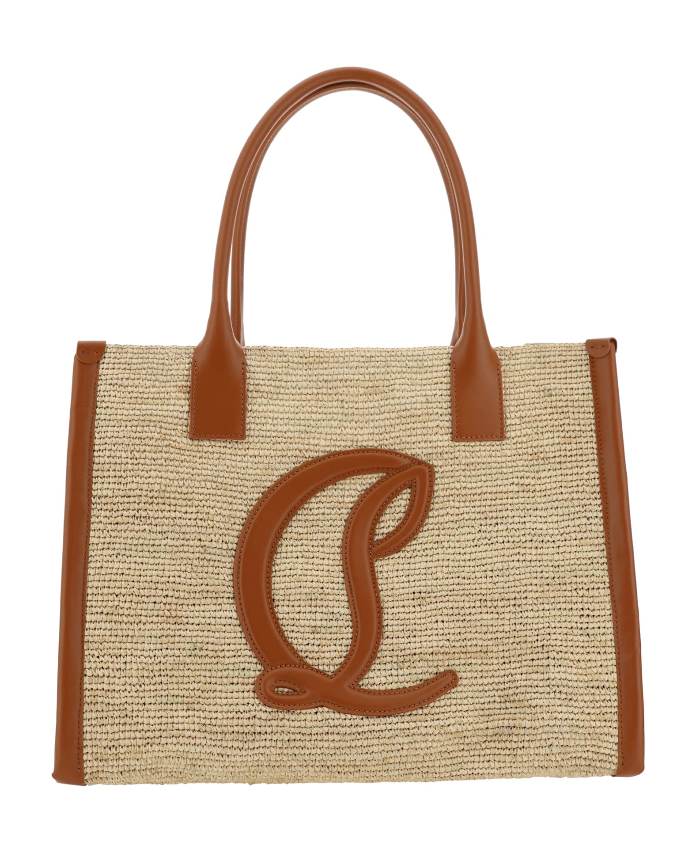 Christian Louboutin By My Side Large Tote Handbag - Natural/cuoio トートバッグ