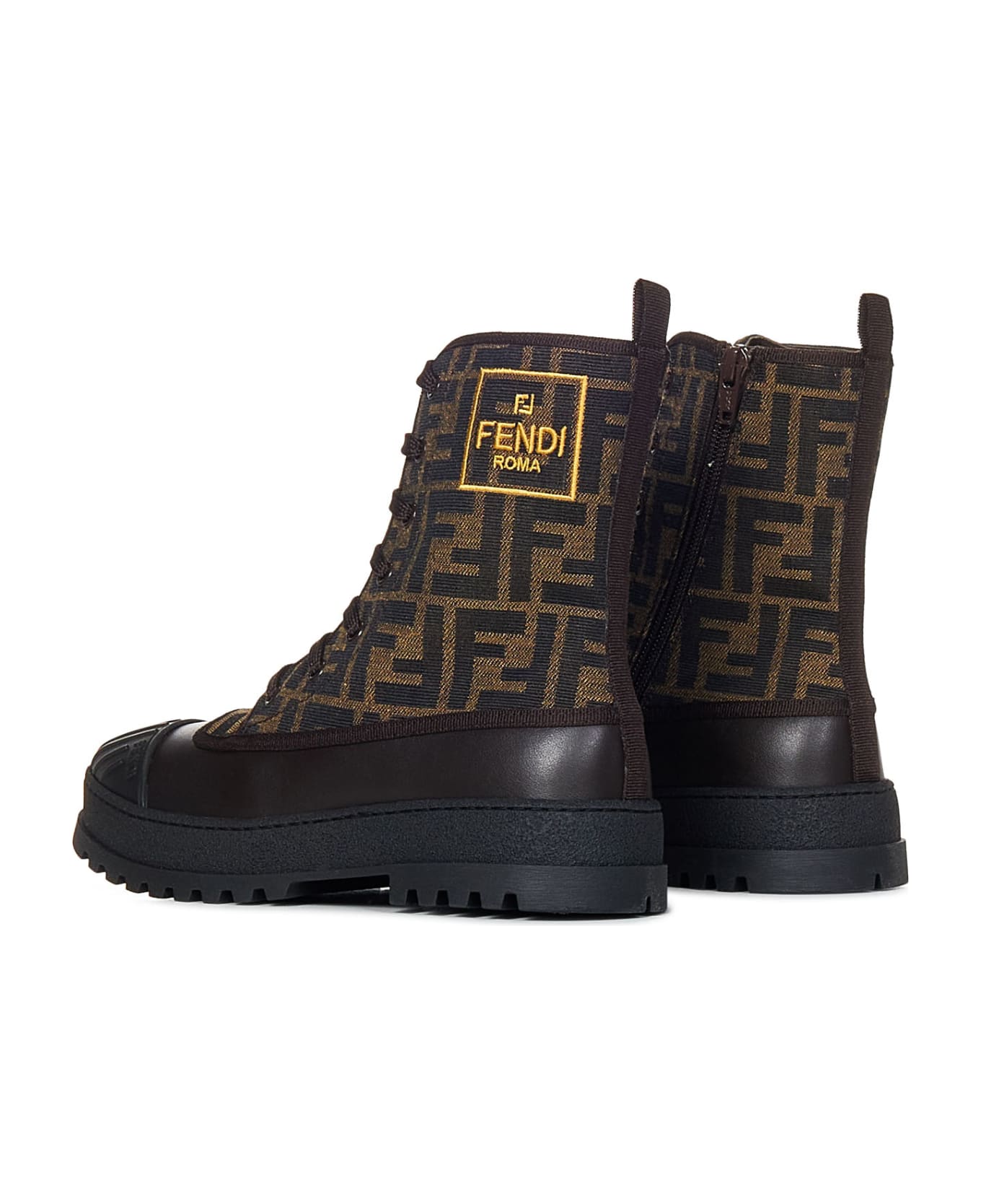 Fendi Kids Boots - Brown