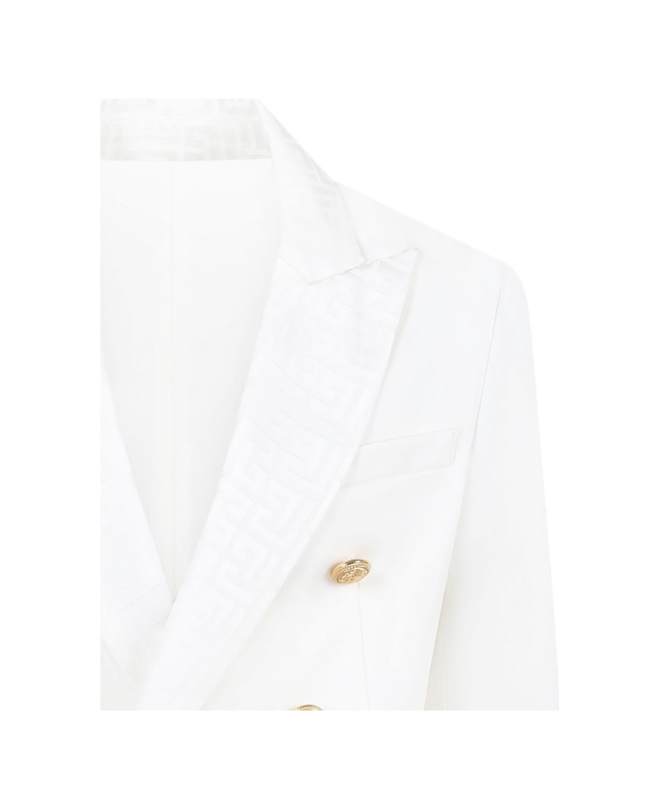 Balmain Blazer Doppiopetto - White