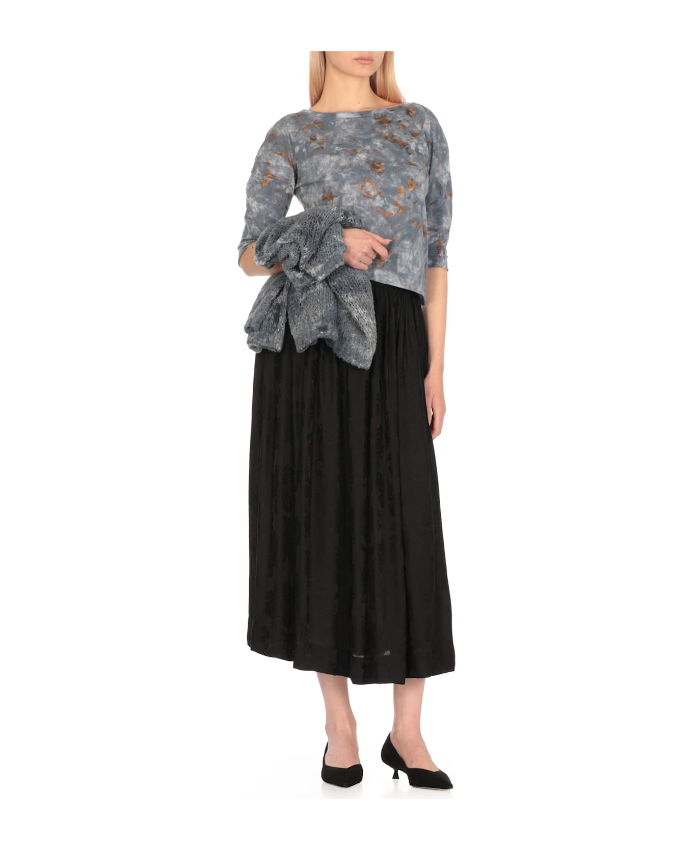 Avant Toi Cotton Sweater - Blue
