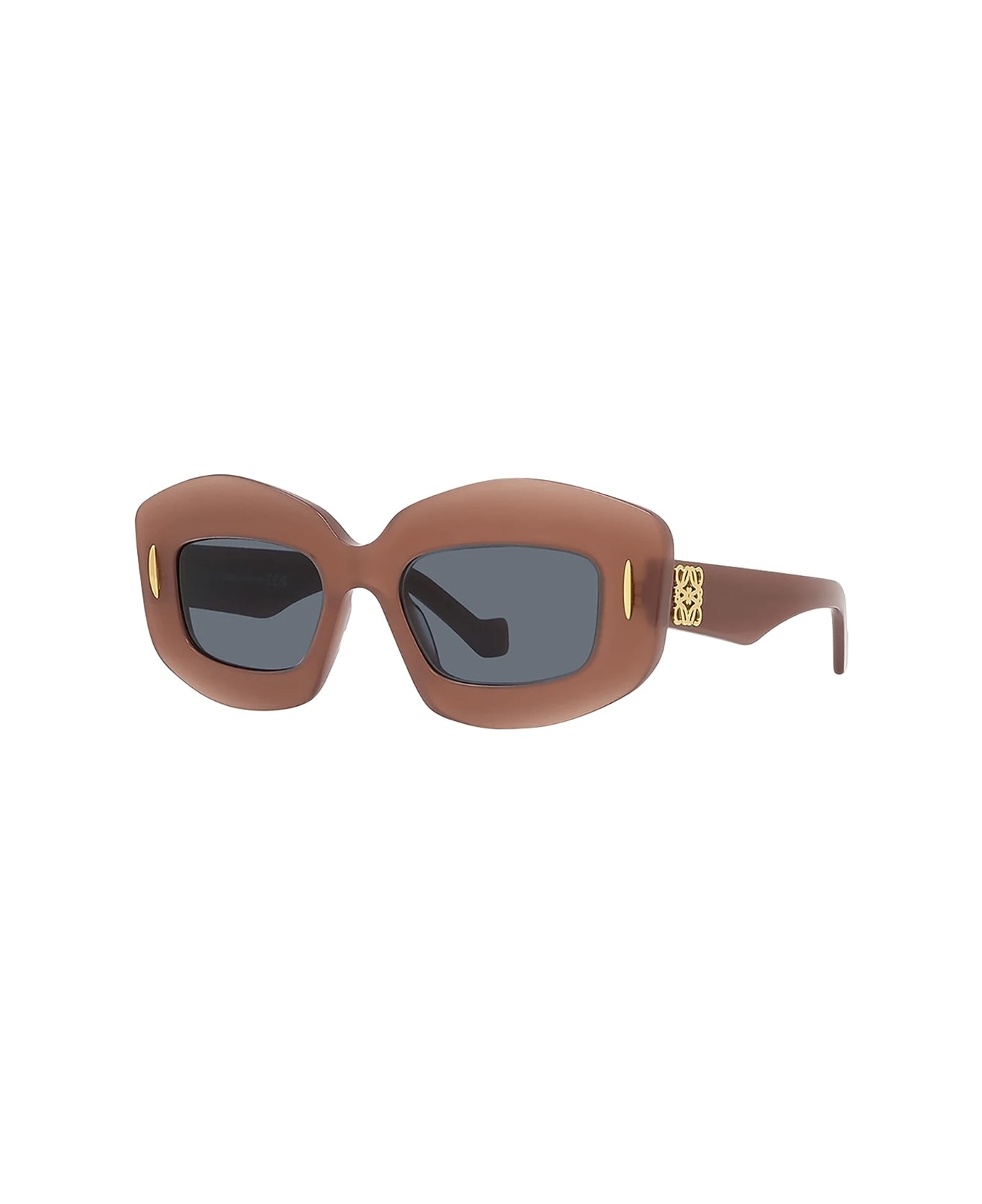 Loewe Lw40114i 66a Sunglasses - Marrone サングラス