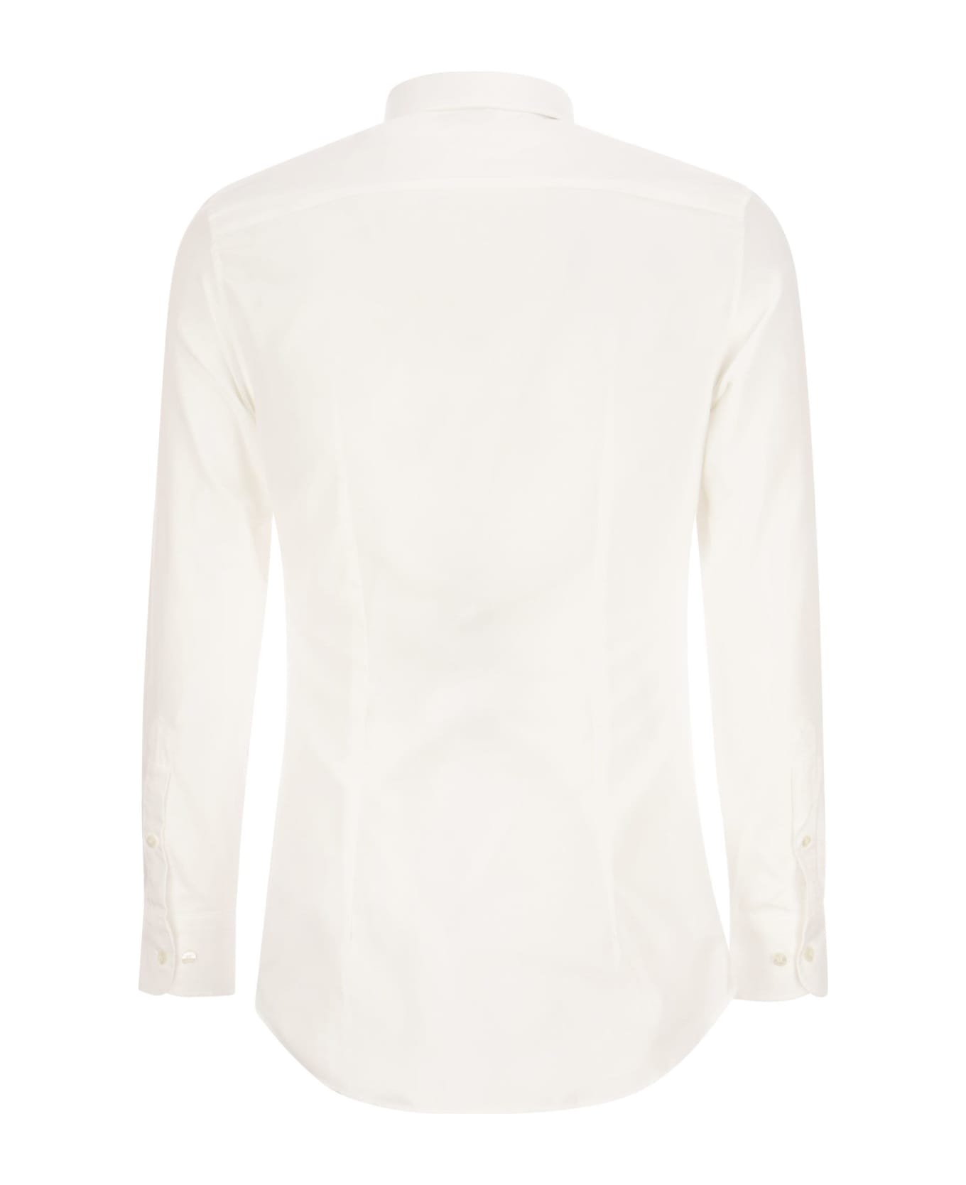 Etro Button-down Cotton Shirt - Bianco