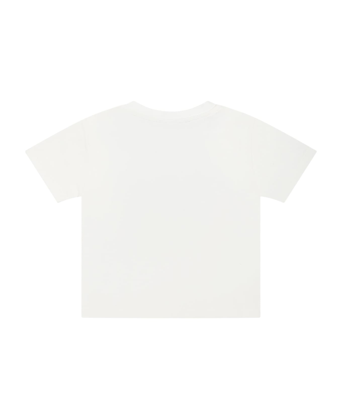 Versace White T-shirt For Baby Boy With Medusa Logo - Bianco Tシャツ＆ポロシャツ