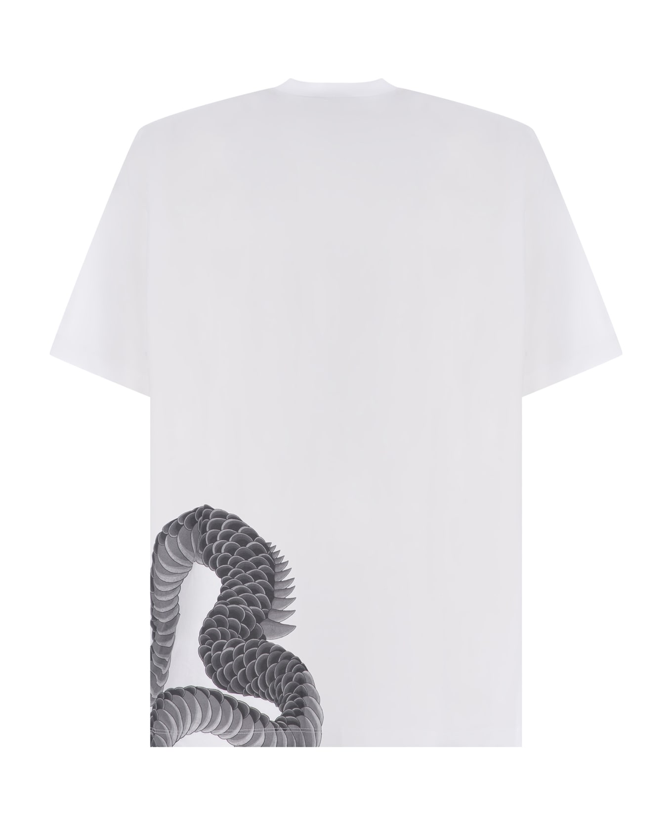 Dsquared2 Cotton T-shirt With Logo - White シャツ