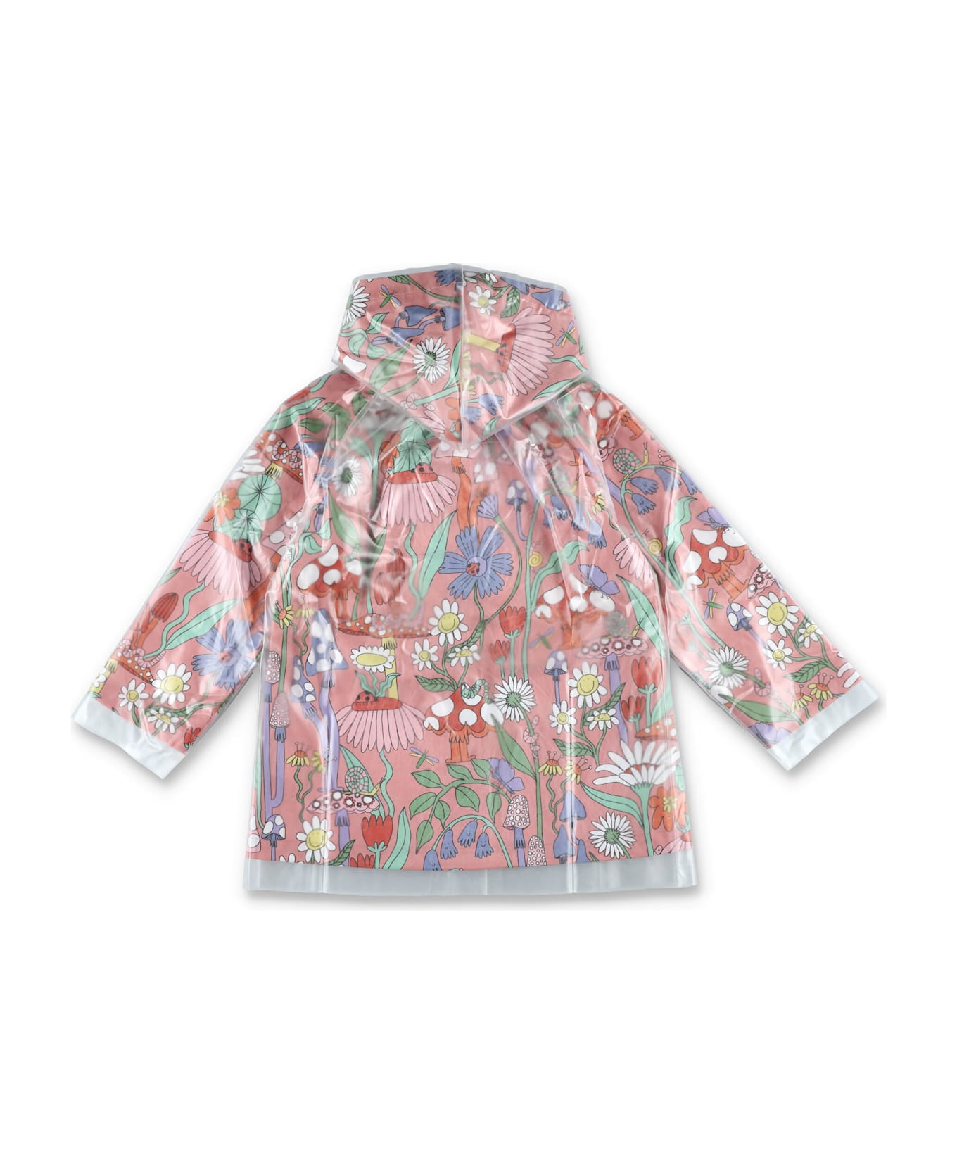 Stella McCartney Kids Kid - Floral Print Raincoat - PINK
