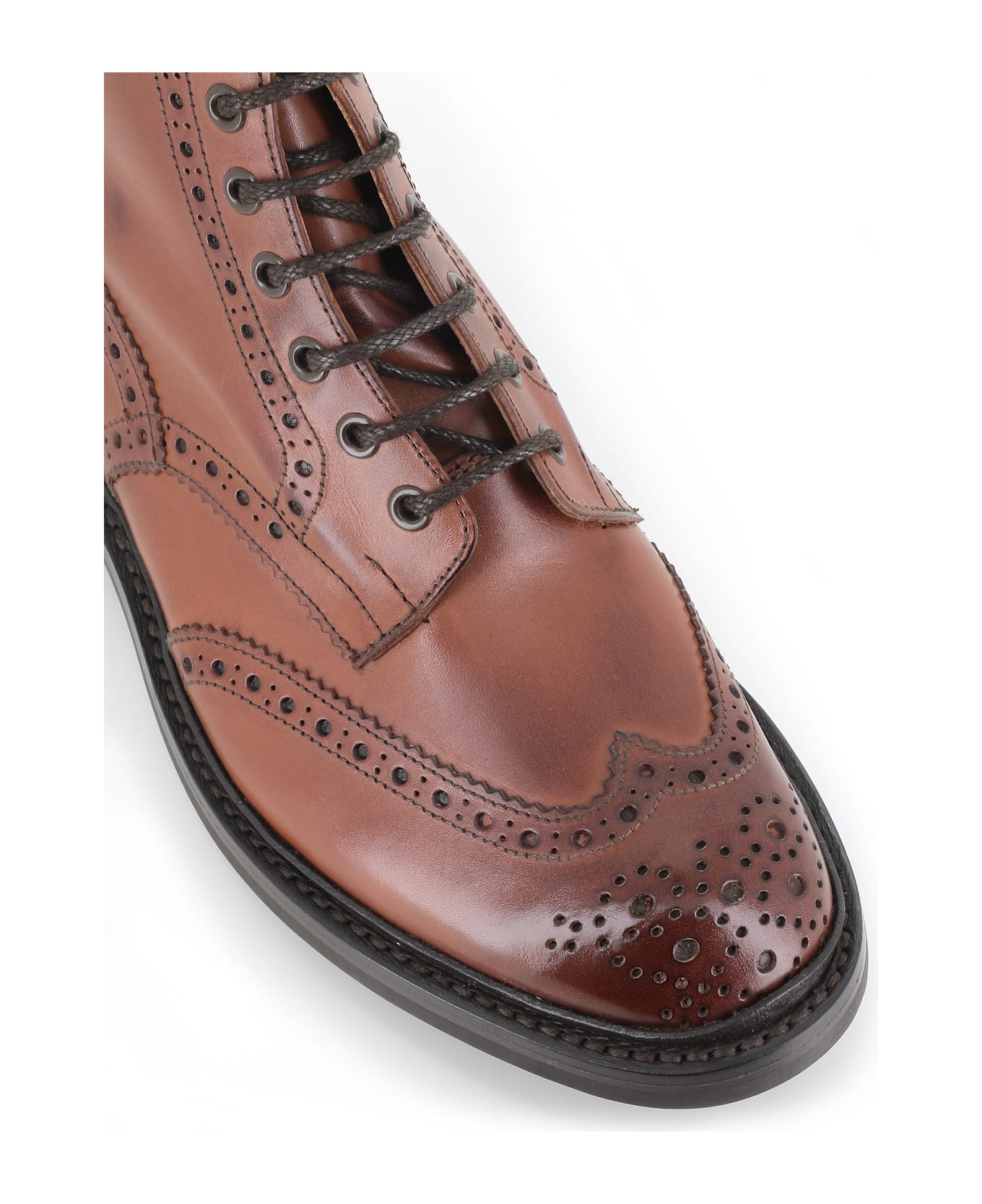 Tricker
s Lace-up Boot Stow - Leather
