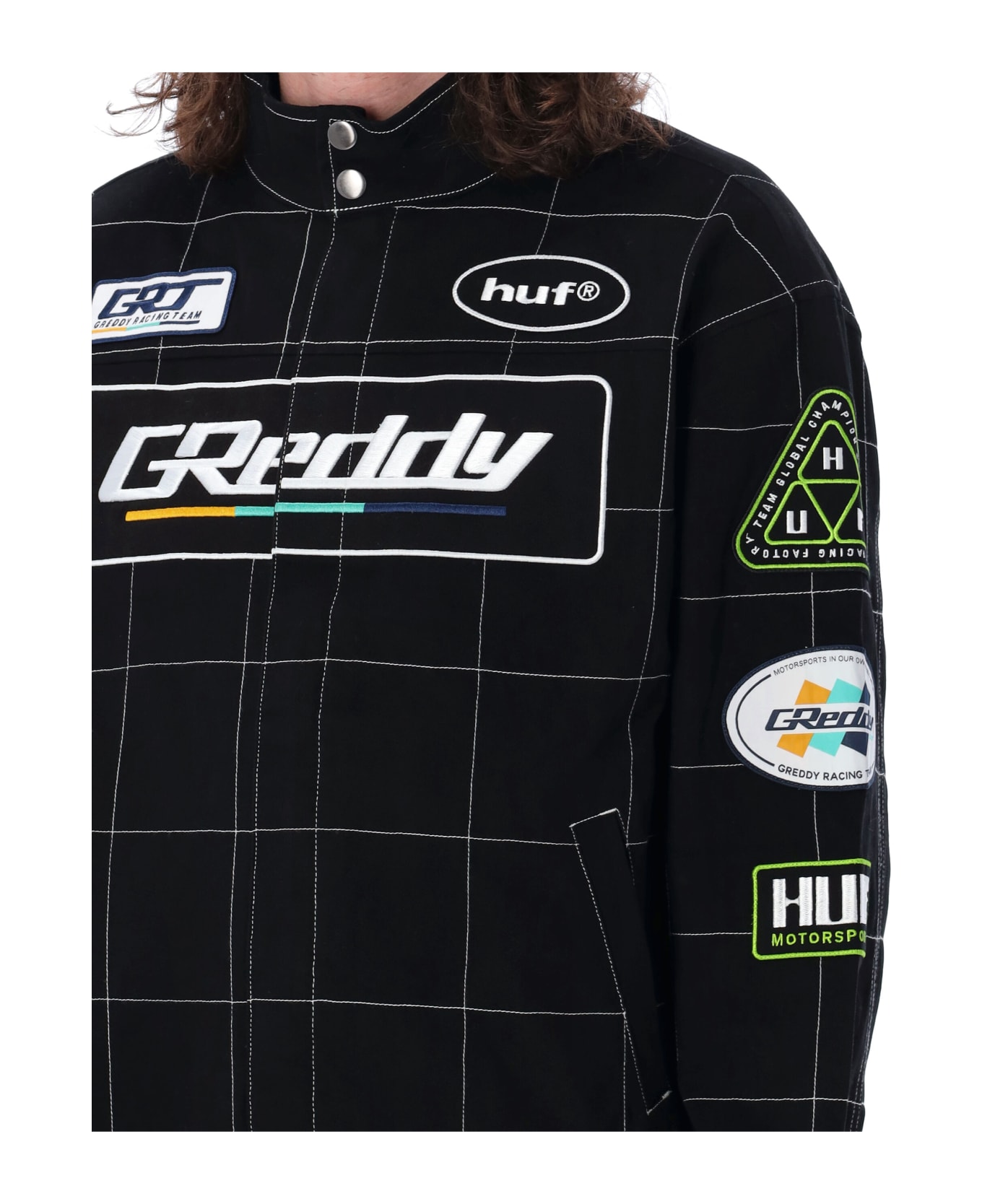 HUF Greddy Racing Jacket - BLACK