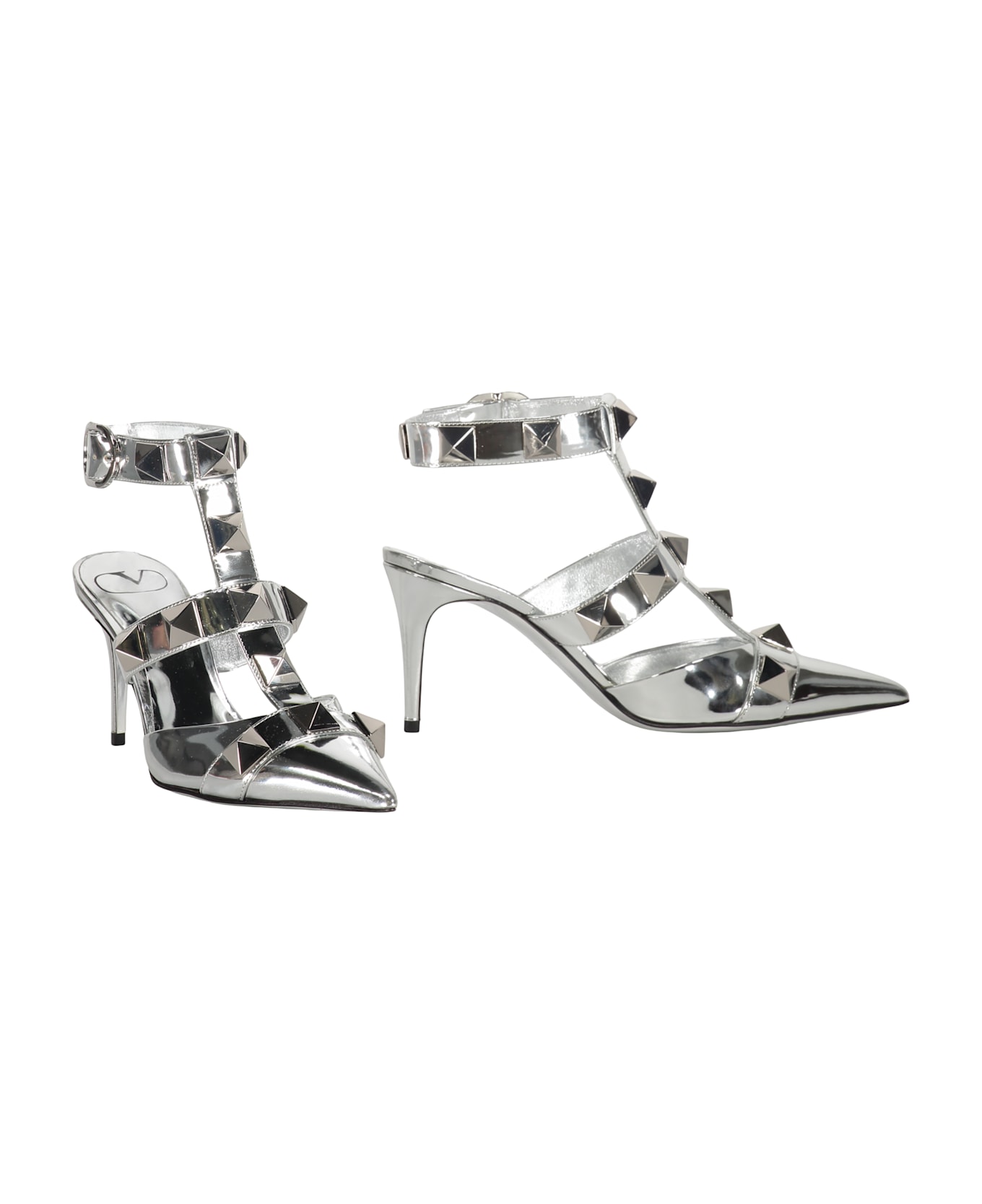 Valentino Garavani Leather Pumps - silver ハイヒール