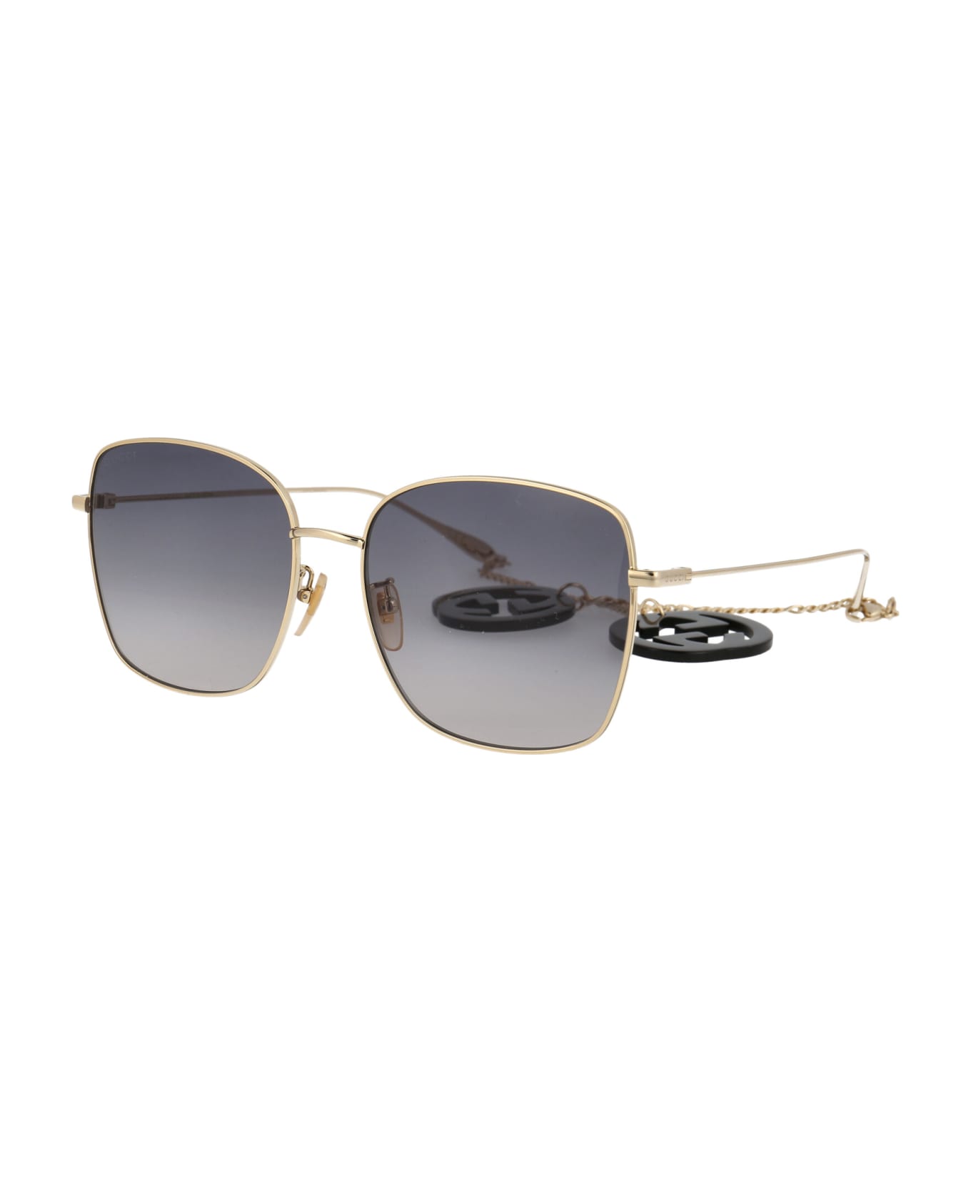 Gucci Eyewear Gg1030sk Sunglasses - 001 GOLD GOLD GREY