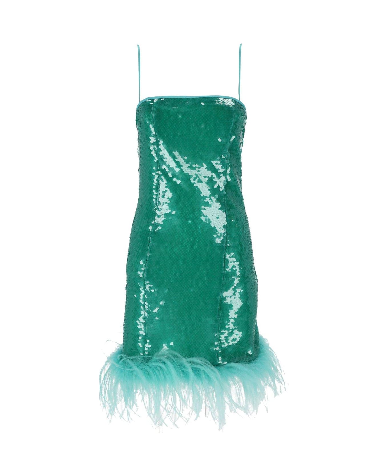Giuseppe di Morabito Sequin Embellished Sleeveless Dress - Clear Blue