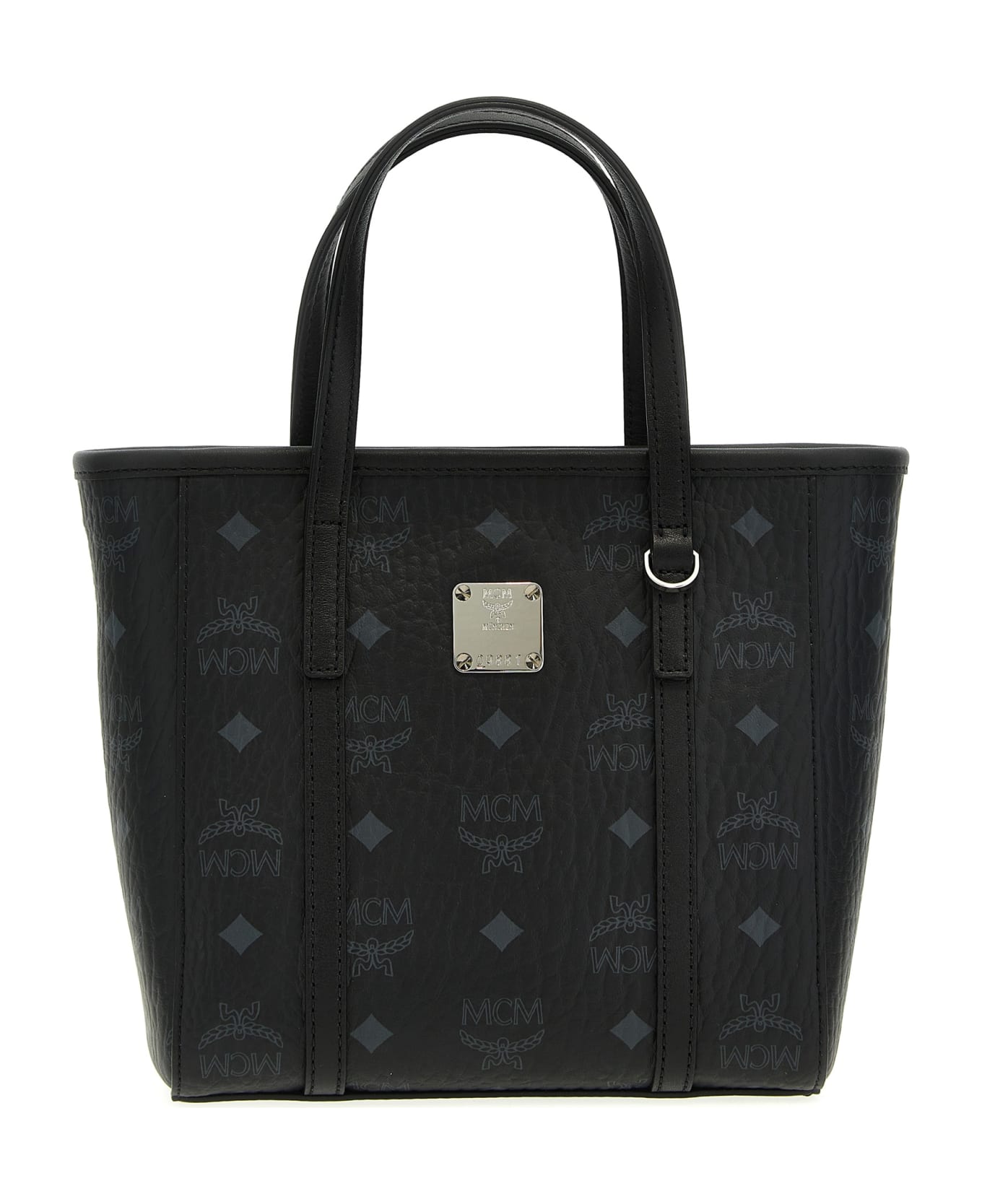 MCM 'm-veritas' Mini Shopping Bag - Black  