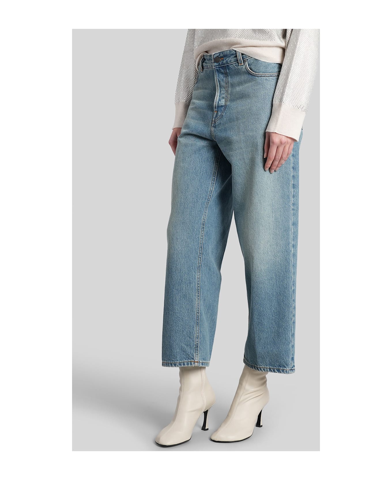 Haikure Betty Lagoon Jeans In Blue Denim - blue