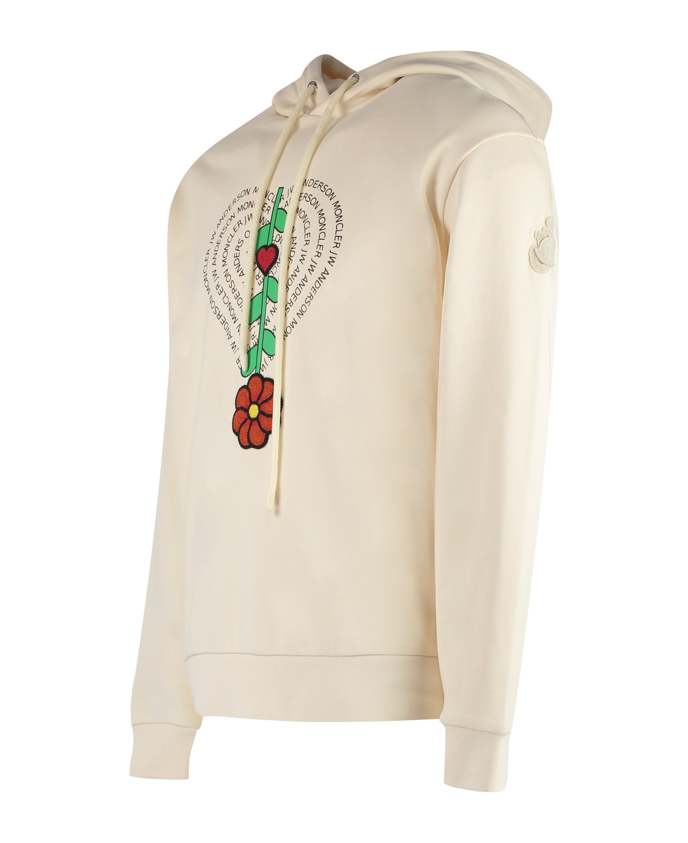 Moncler Genius Genius Logo Hooded Sweatshirt - Beige