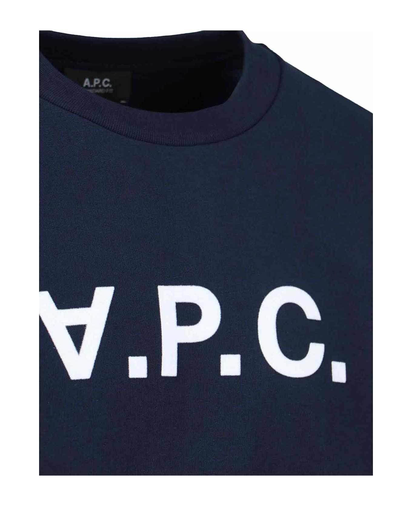 A.P.C. Logo Sweatshirt - Blue