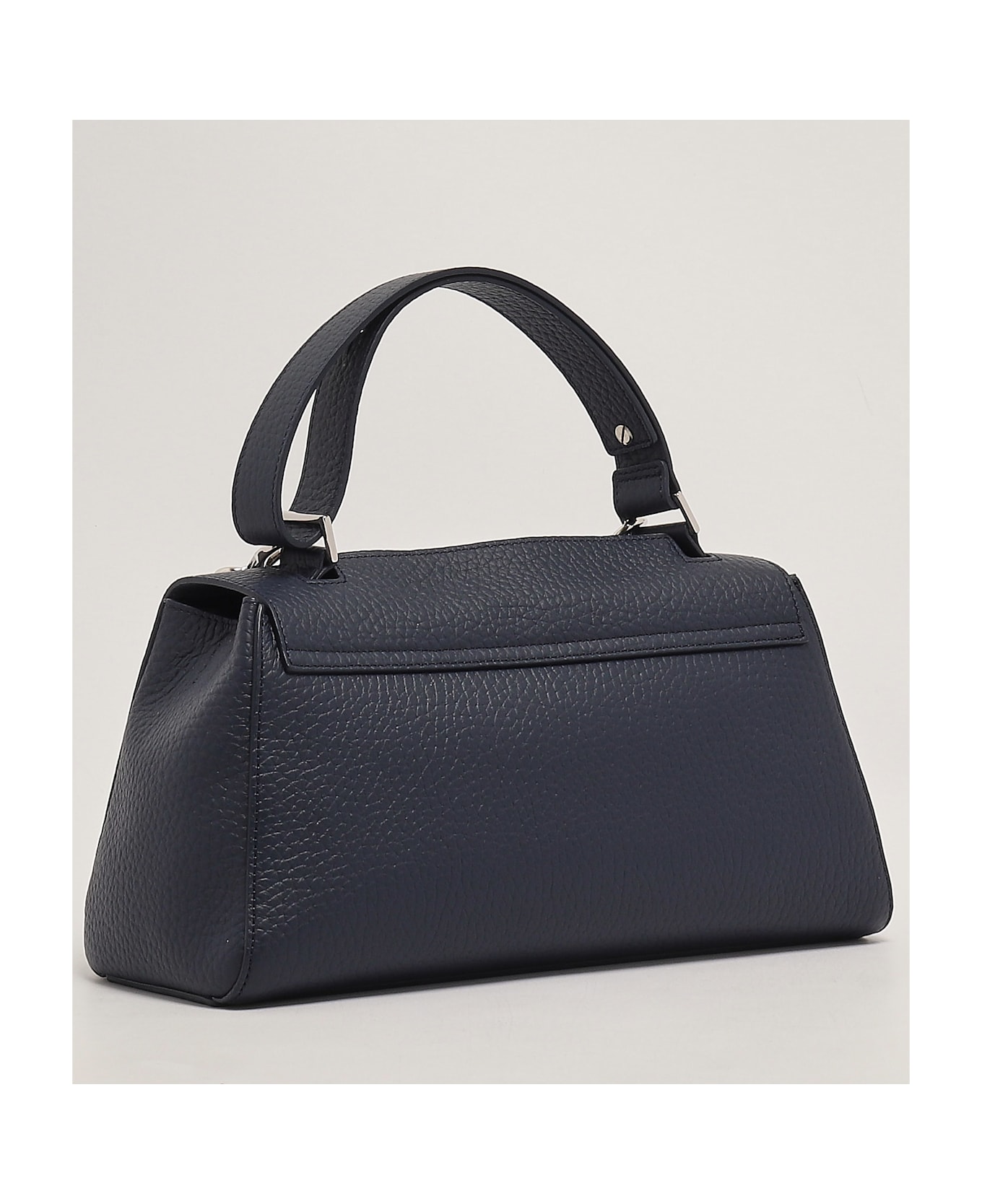 Orciani Sveva Longuette Shoulder Bag - NAVY