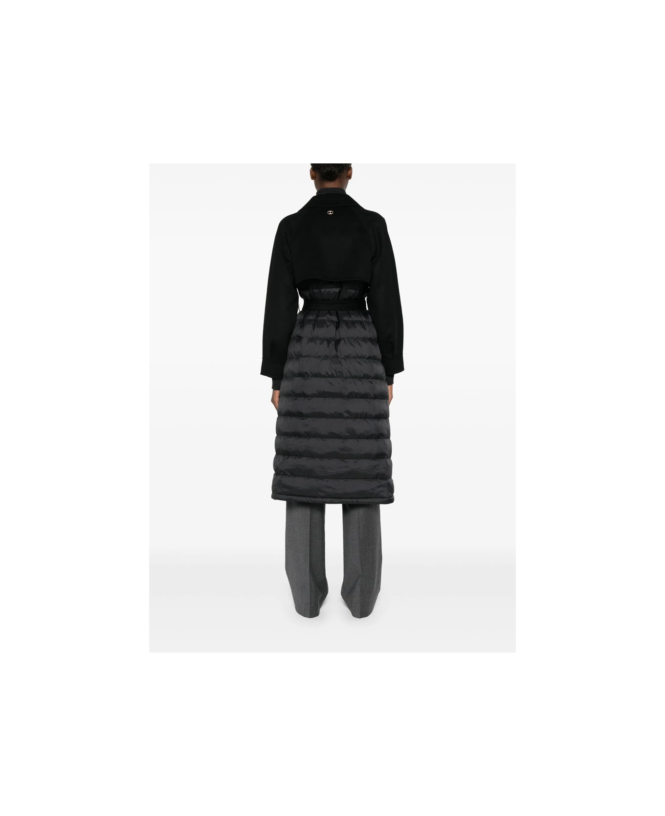 TwinSet Coat - BLACK