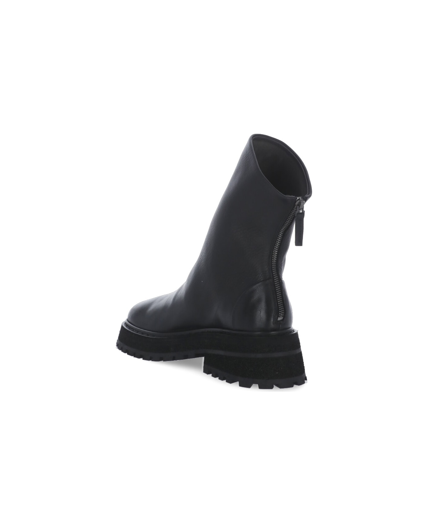 Marsell Leather Boot - Black