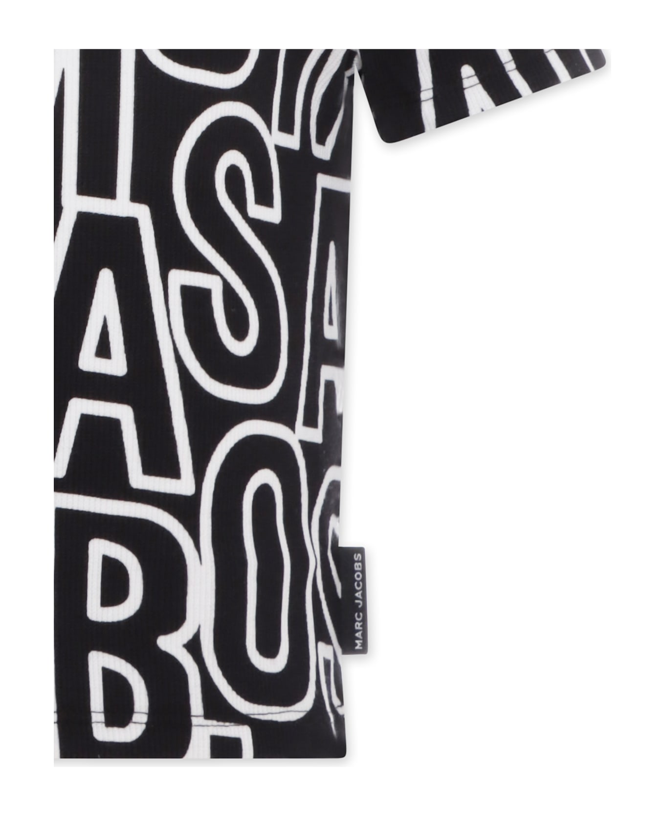 Marc Jacobs Black T-shirt For Girl With Logo - Black