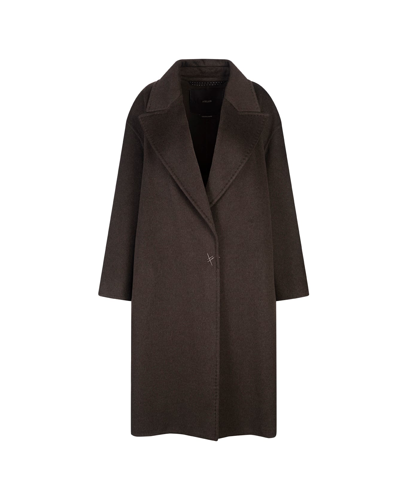 Max Mara Khaki Green Valle Coat - Green