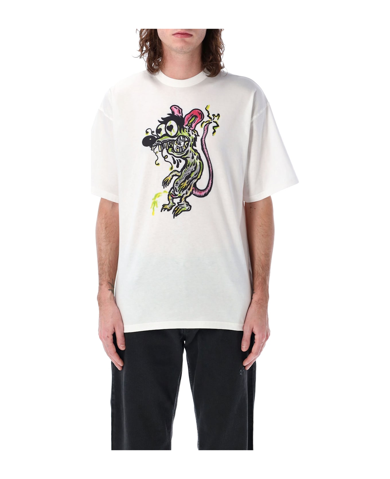 Magliano Mouse Printed Tee - WHITE
