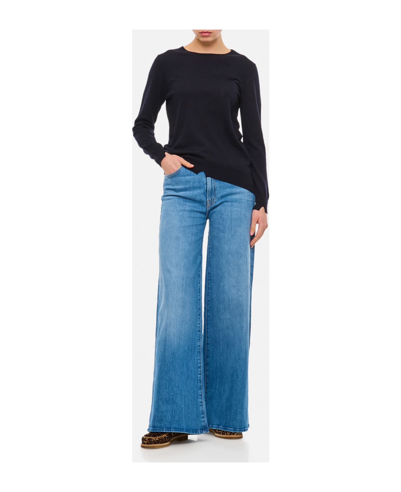 Mother The Undercover Denim Pants - Clear Blue