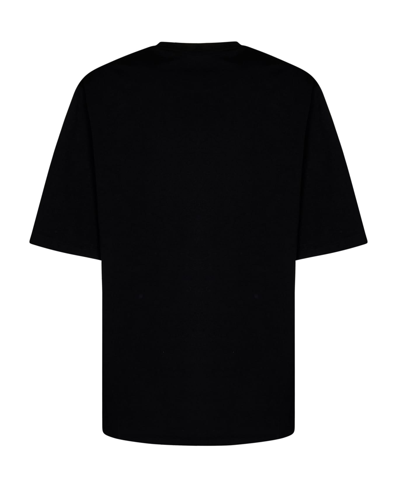 Balmain Black Cotton T-shirt - black