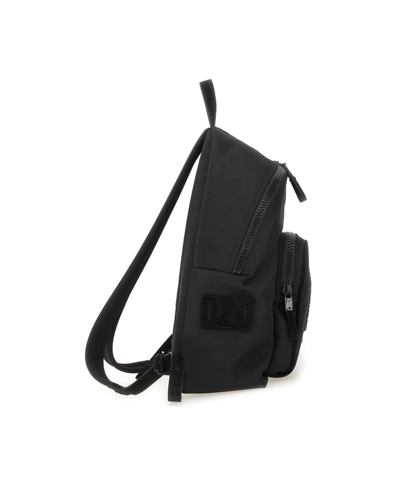 Moschino Backpack With Logo - BLACK